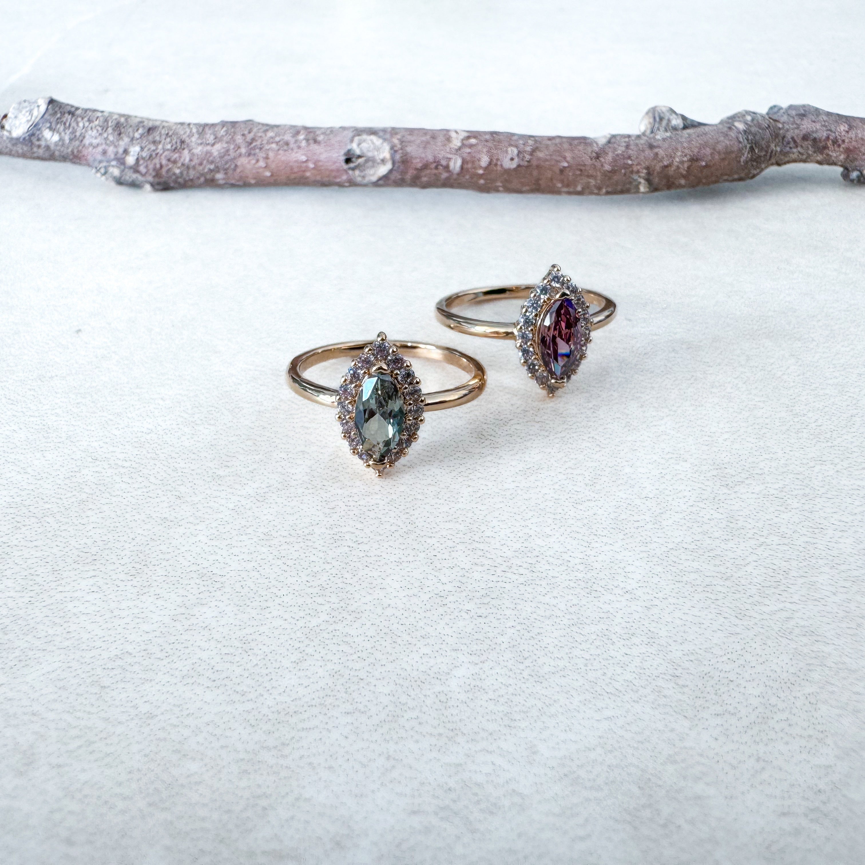 BAGUE "MARQUISE COLOR"