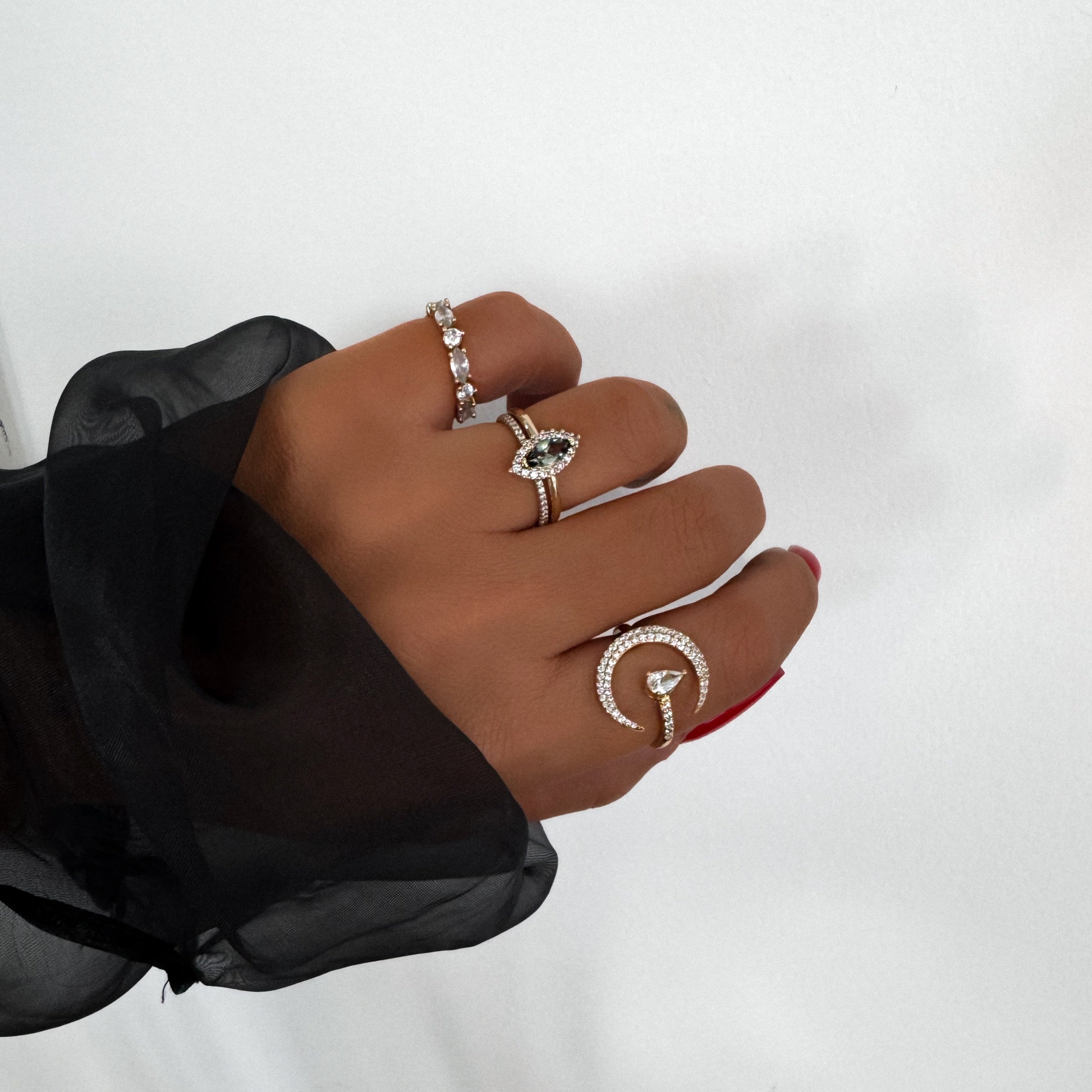 BAGUE "MARQUISE COLOR"