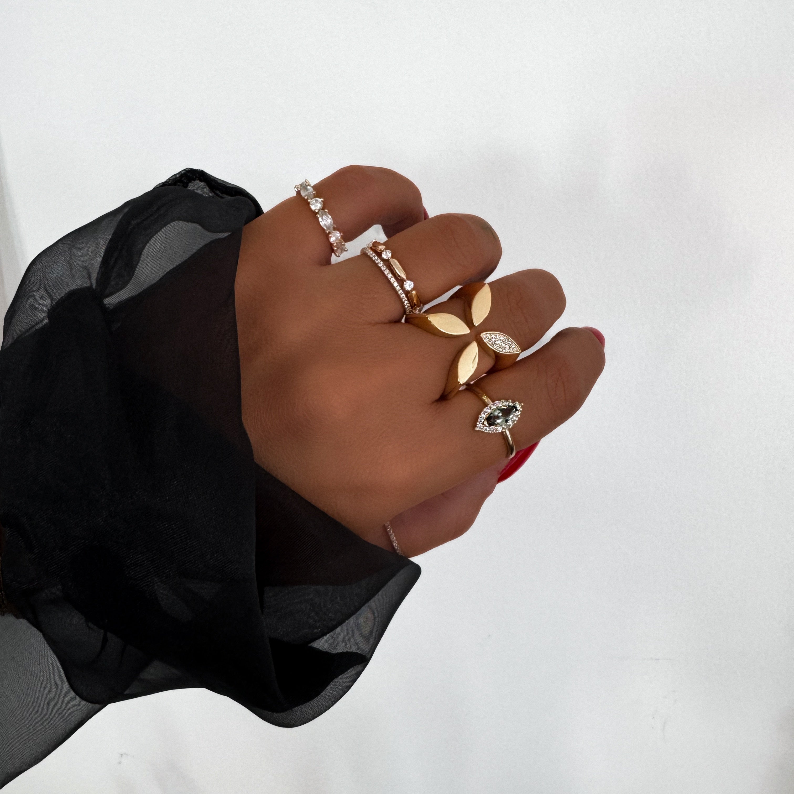 BAGUE "MARQUISE COLOR"