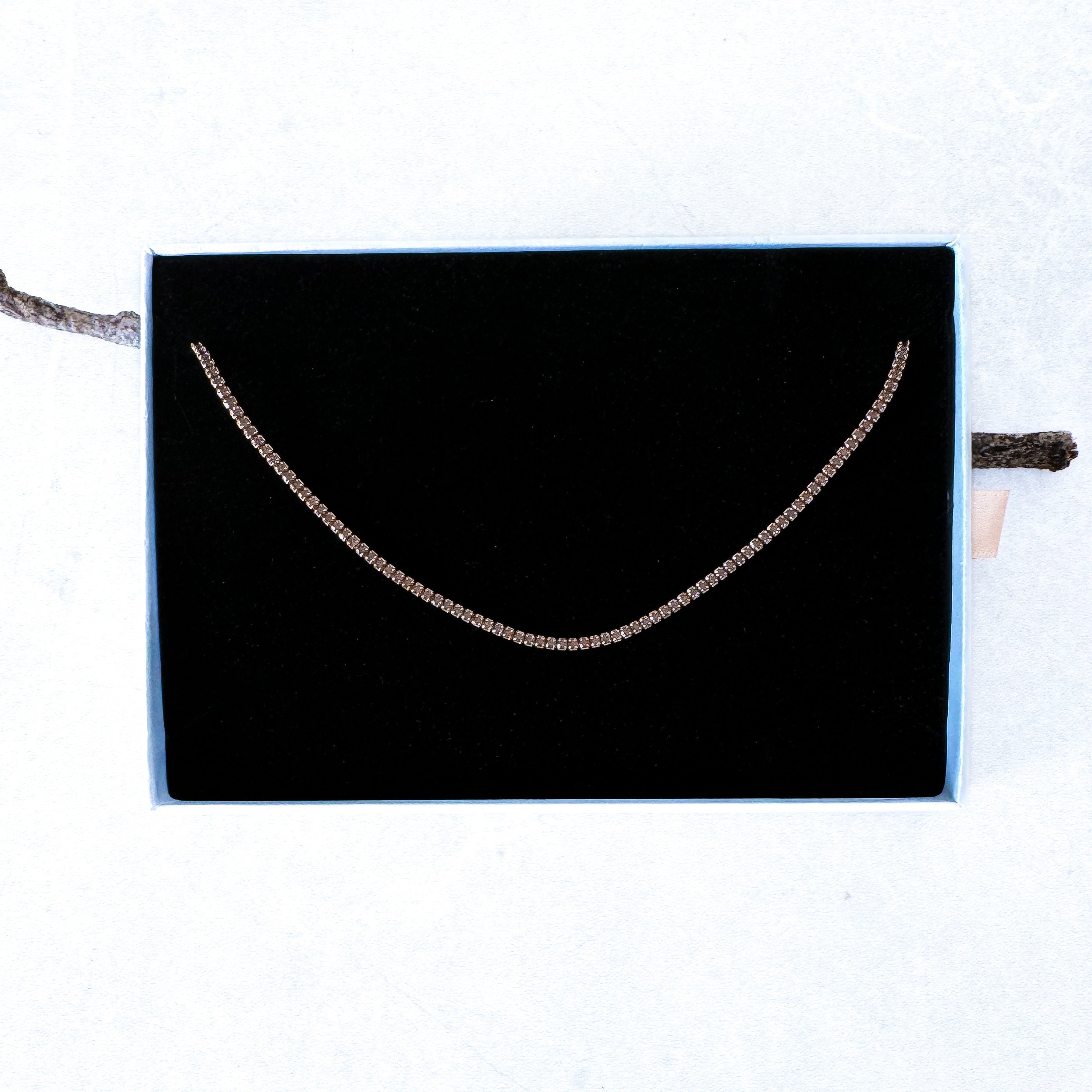 COLLIER "RIVIERA CHOCO"