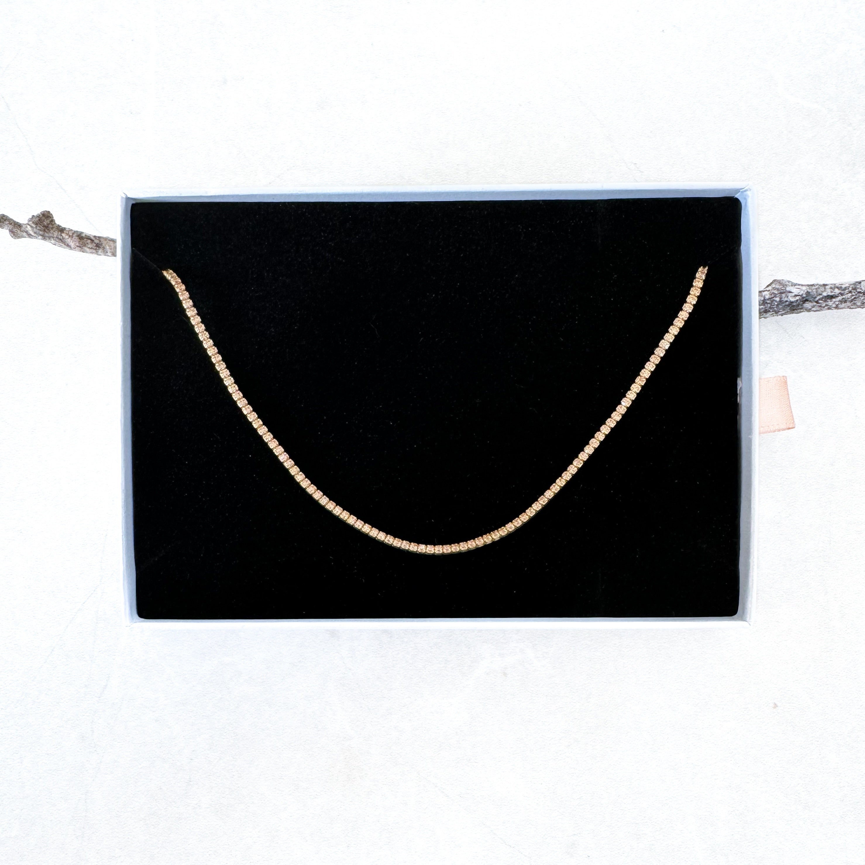 COLLIER "RIVIERA CHAMPAGNE"