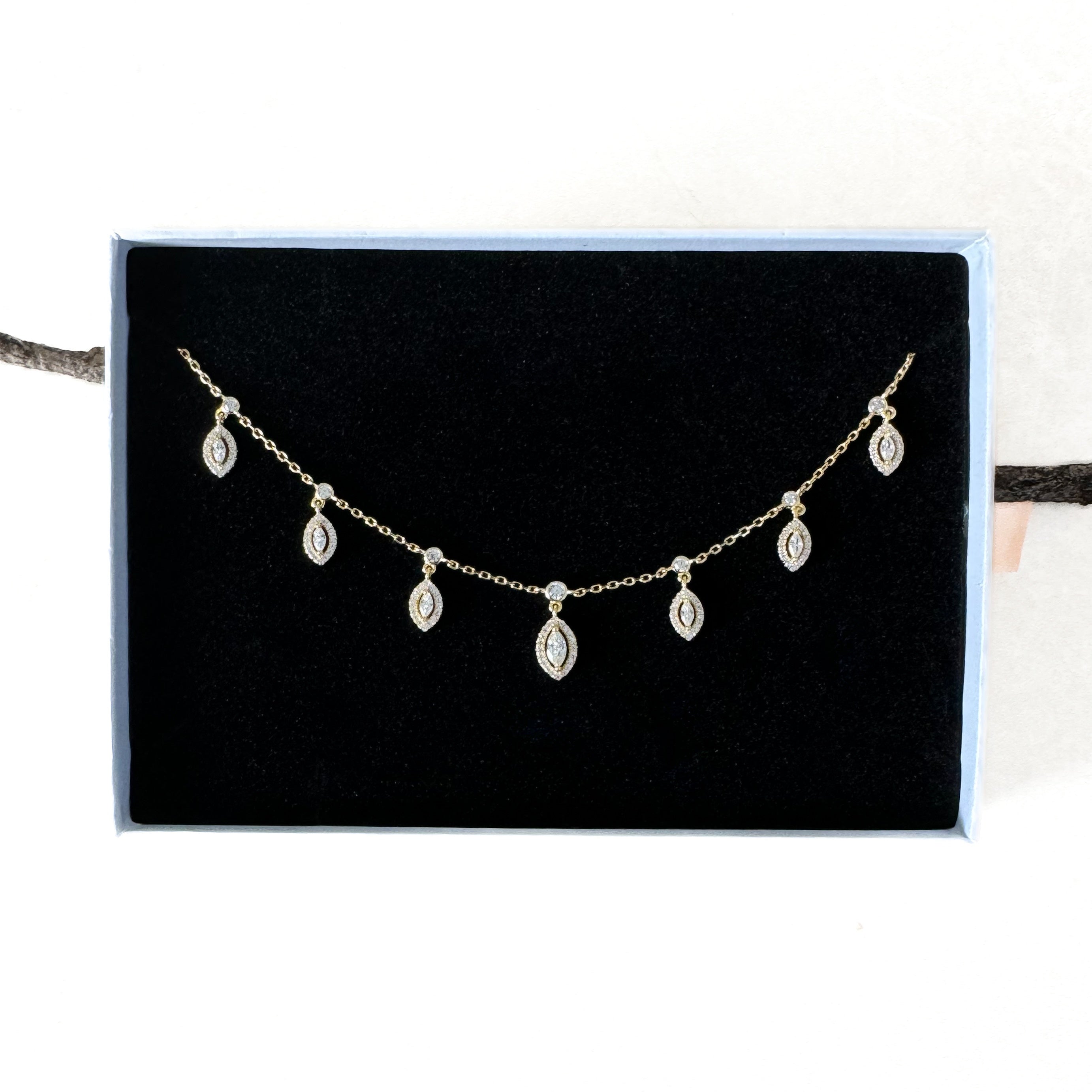 "MARQUISE 7" NECKLACE