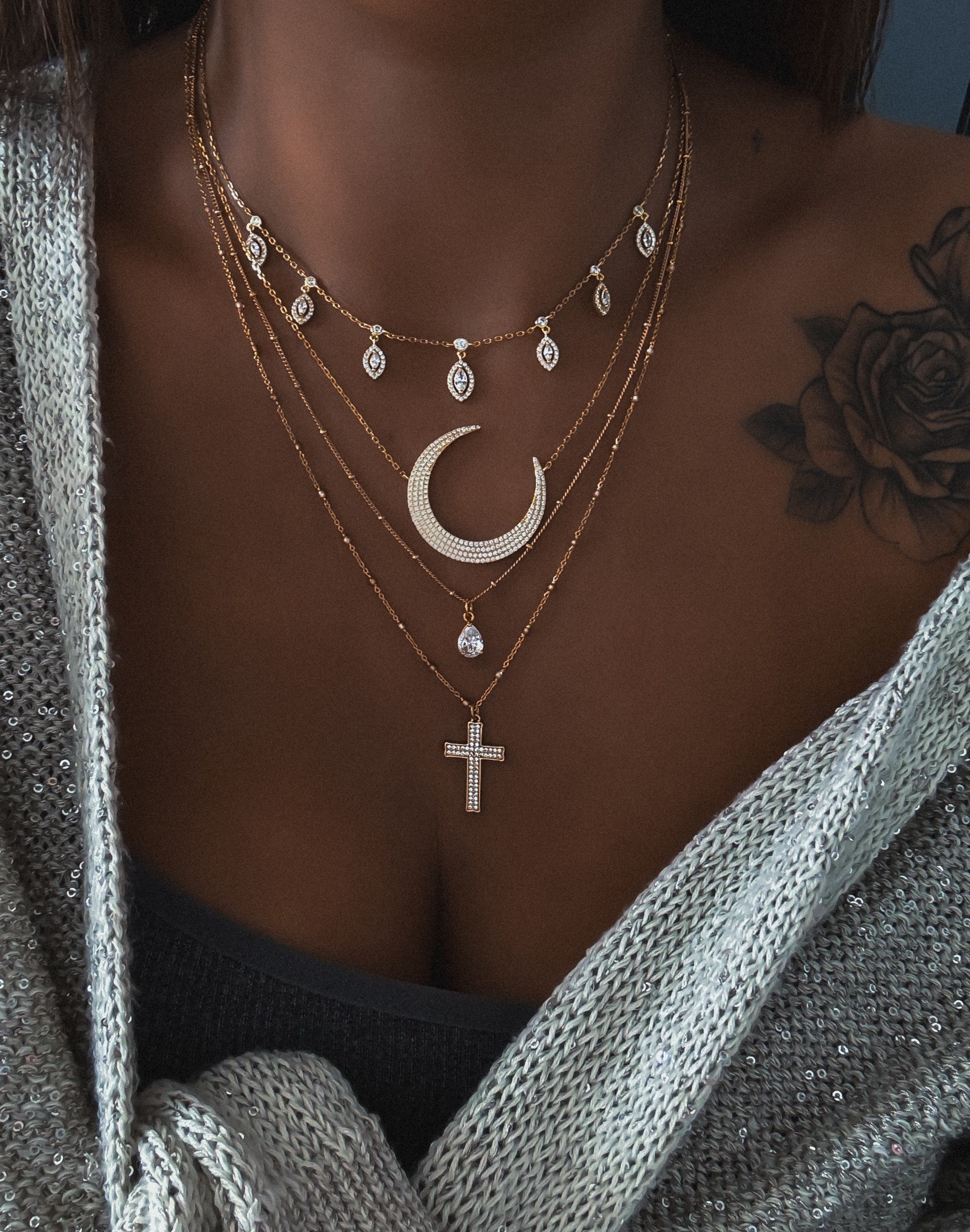 "MARQUISE 7" NECKLACE