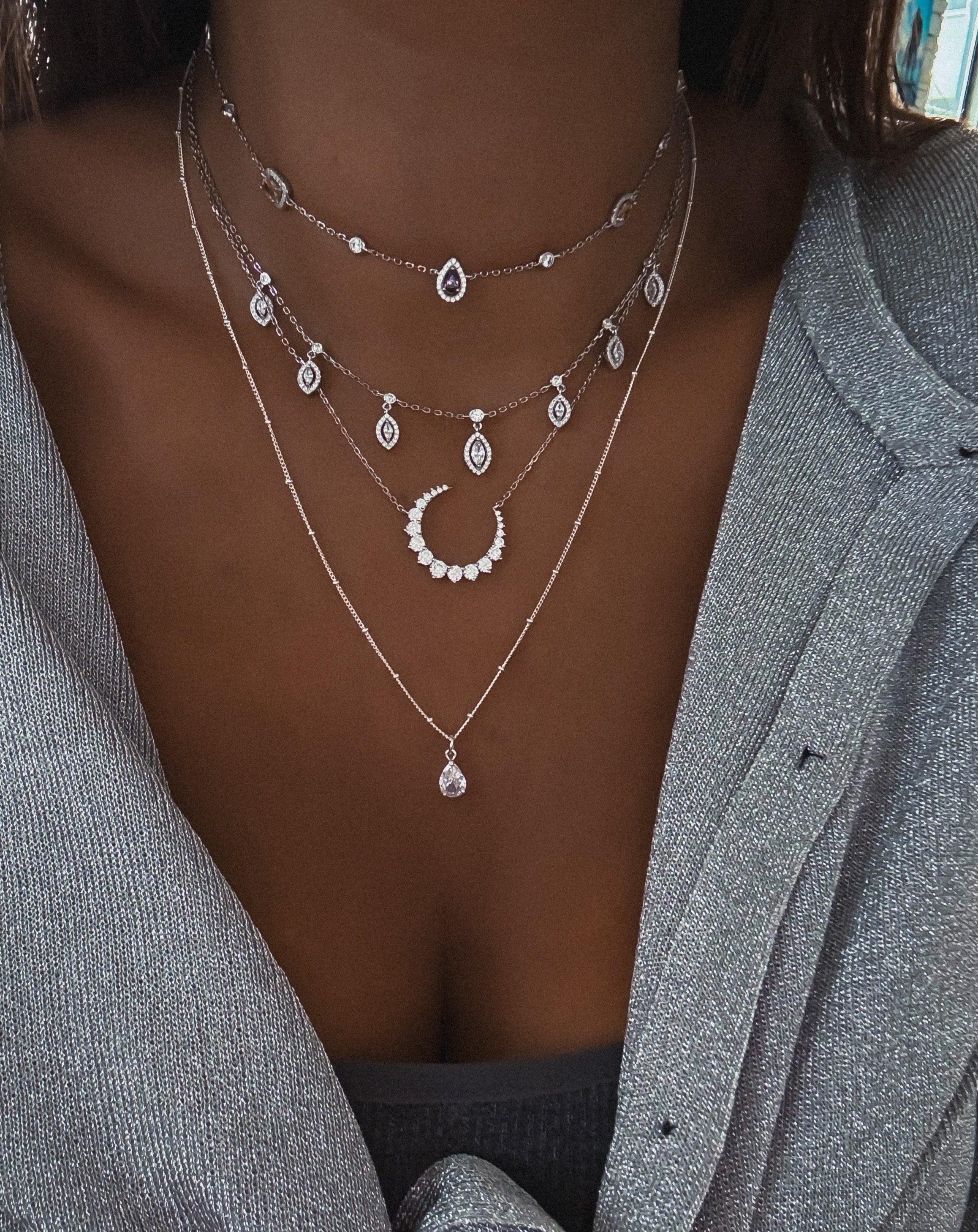 COLLIER "LUNA RIVIERA"