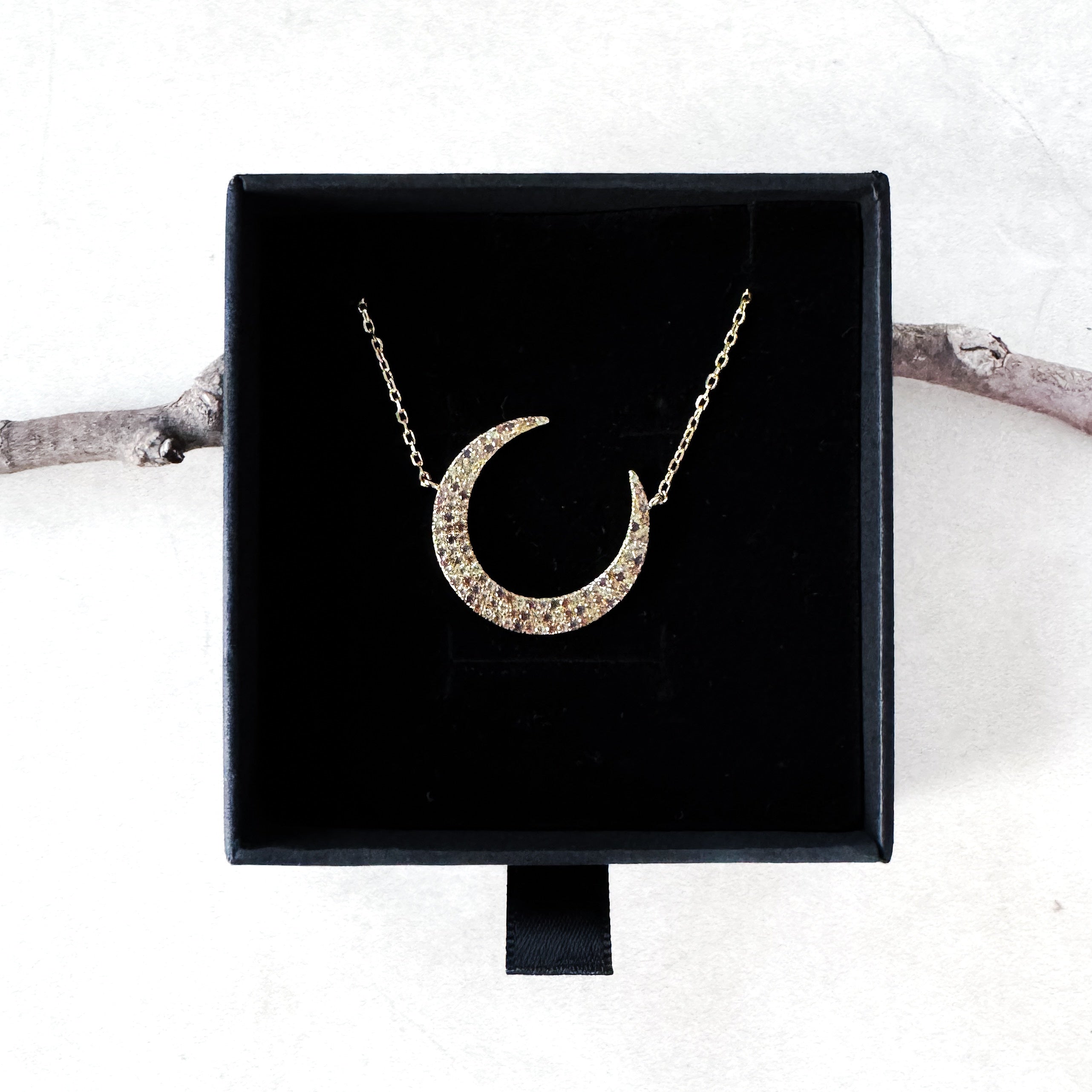 COLLIER "LUNA SLIM CHOCO"