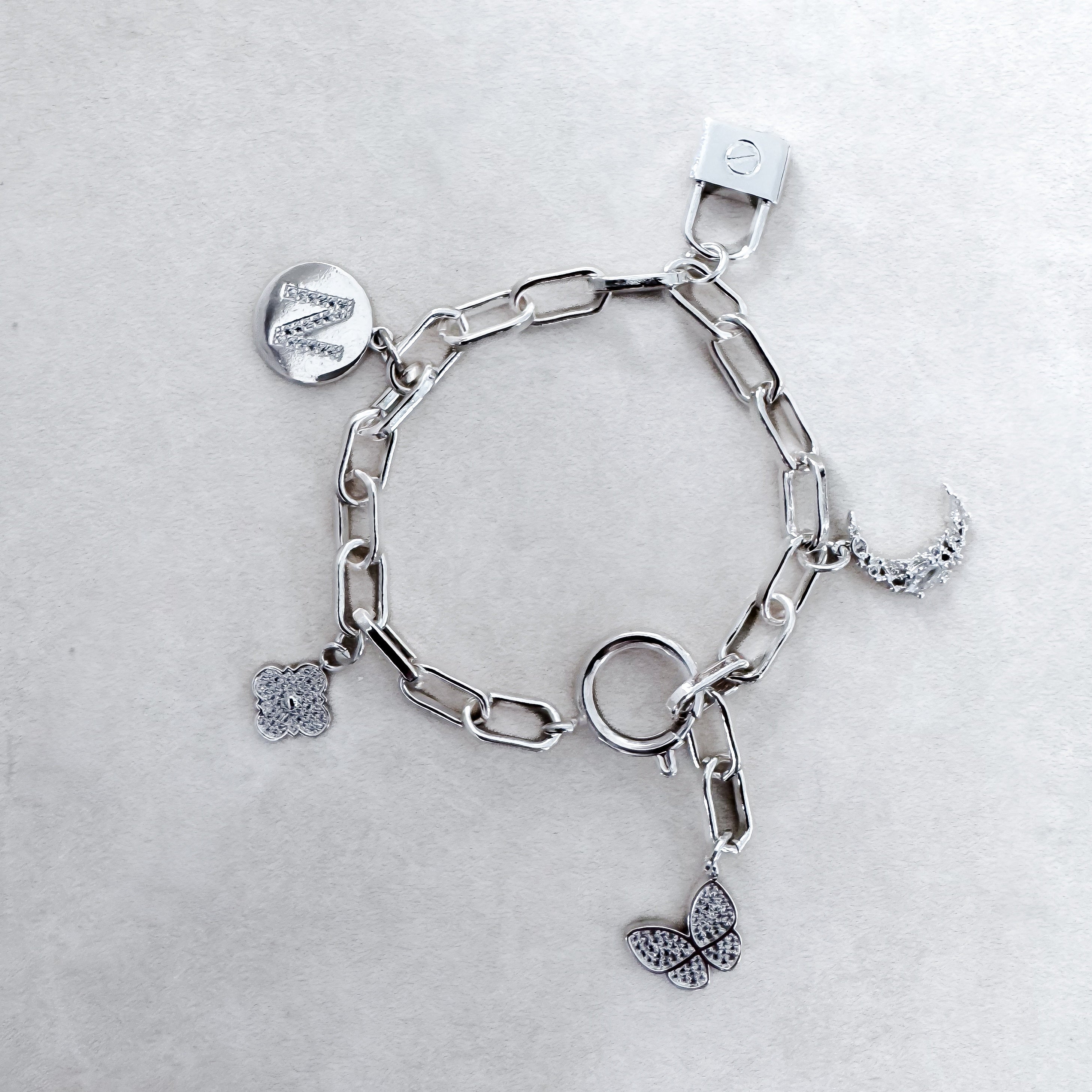 BRACELET "TRENDY ARGENT" PERSONNALISABLE