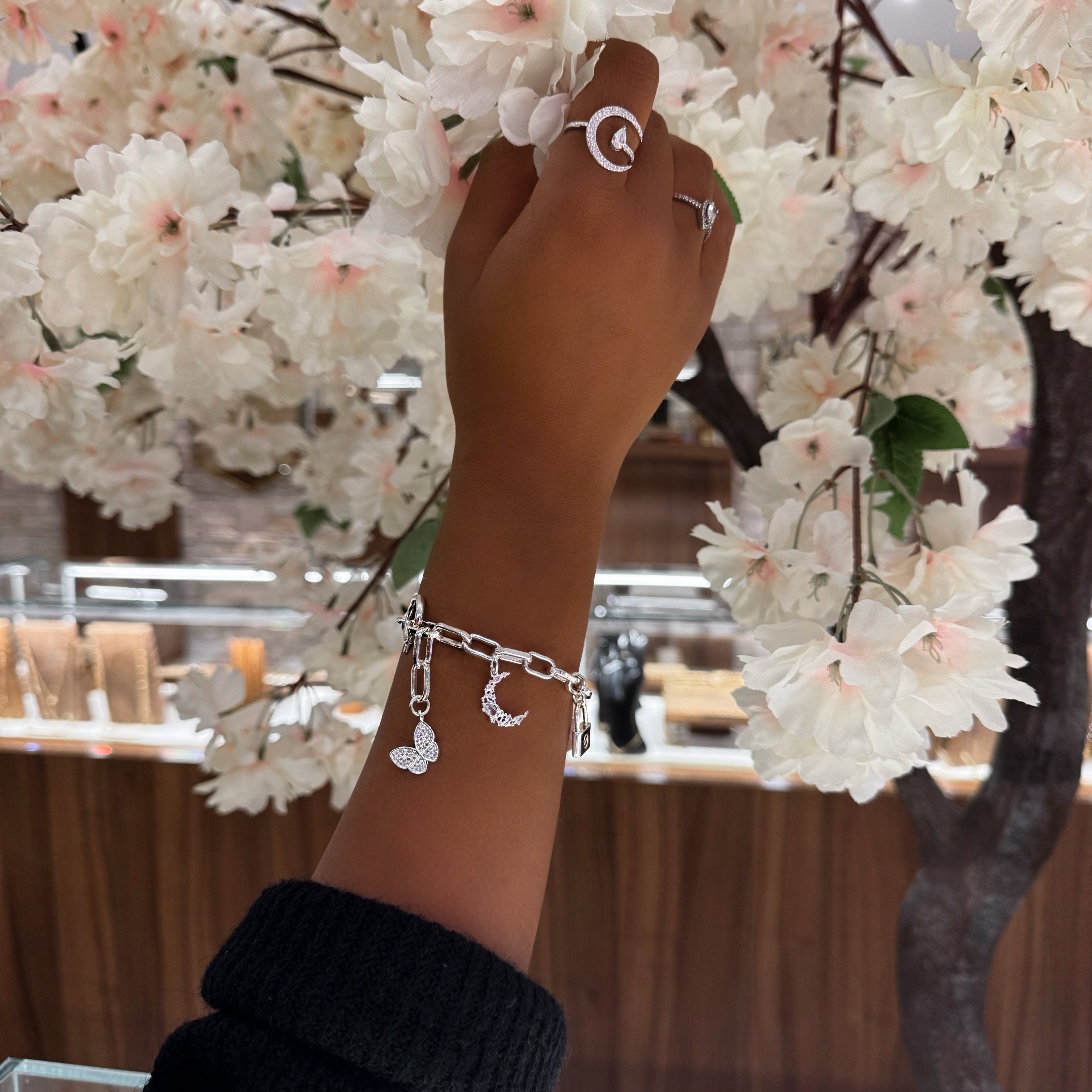 BRACELET "TRENDY ARGENT" PERSONNALISABLE