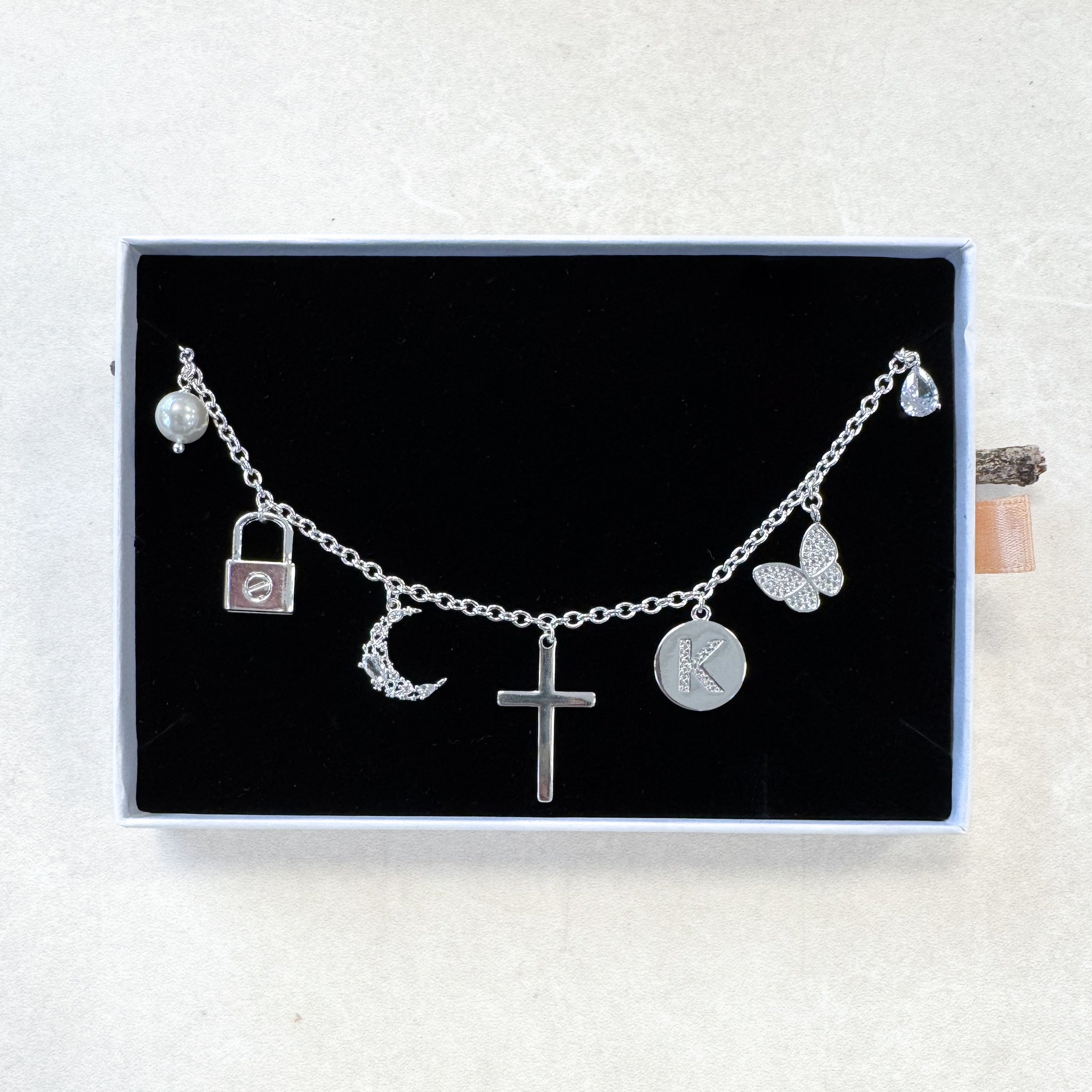 COLLIER "TRENDY ARGENT" PERSONNALISABLE