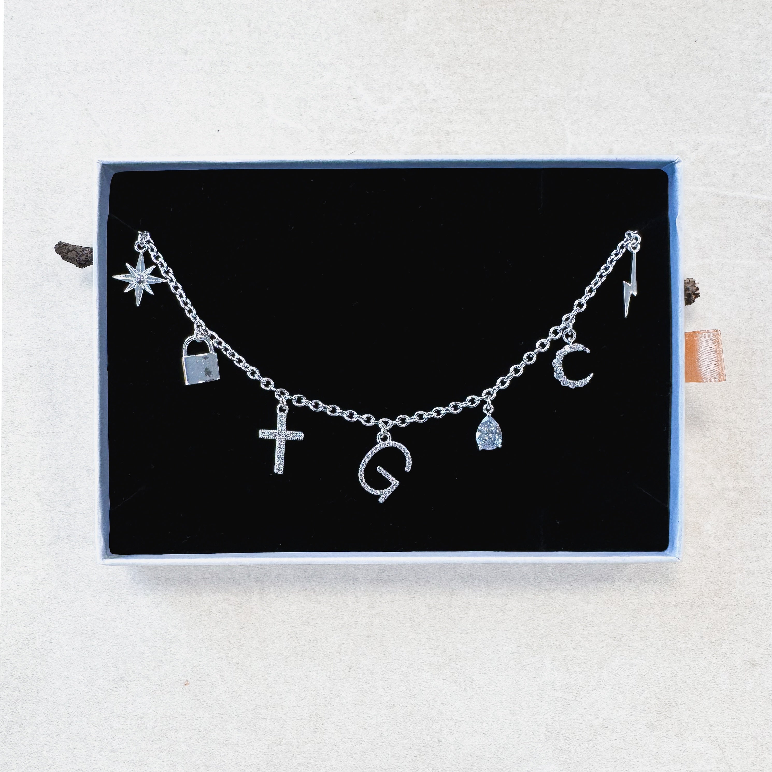 COLLIER "TRENDY ARGENT" PERSONNALISABLE