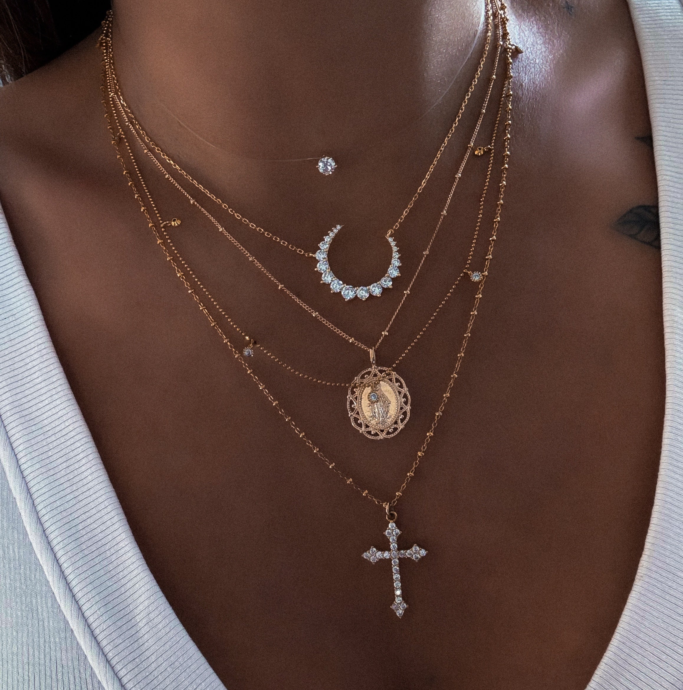 "GLAM" CHOKER NECKLACE