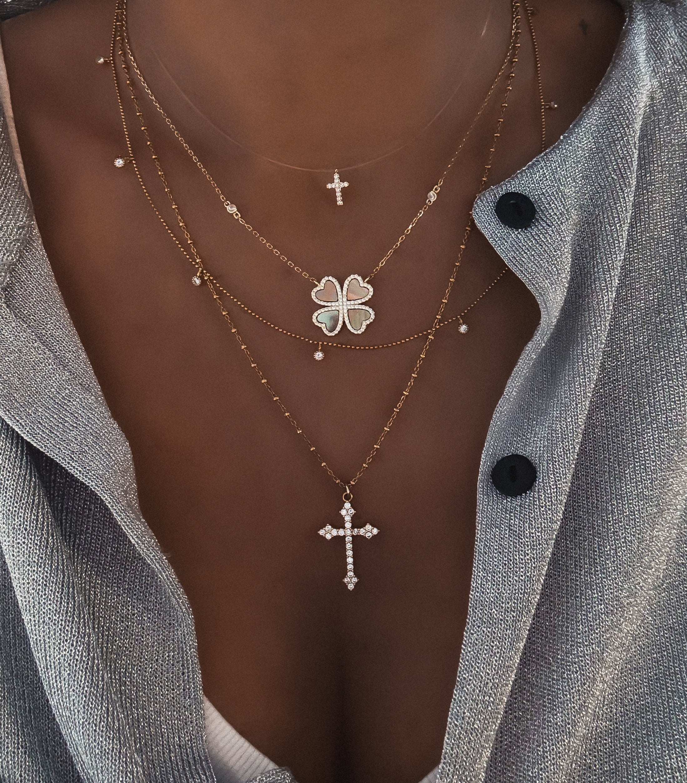 "GLAM" CHOKER NECKLACE