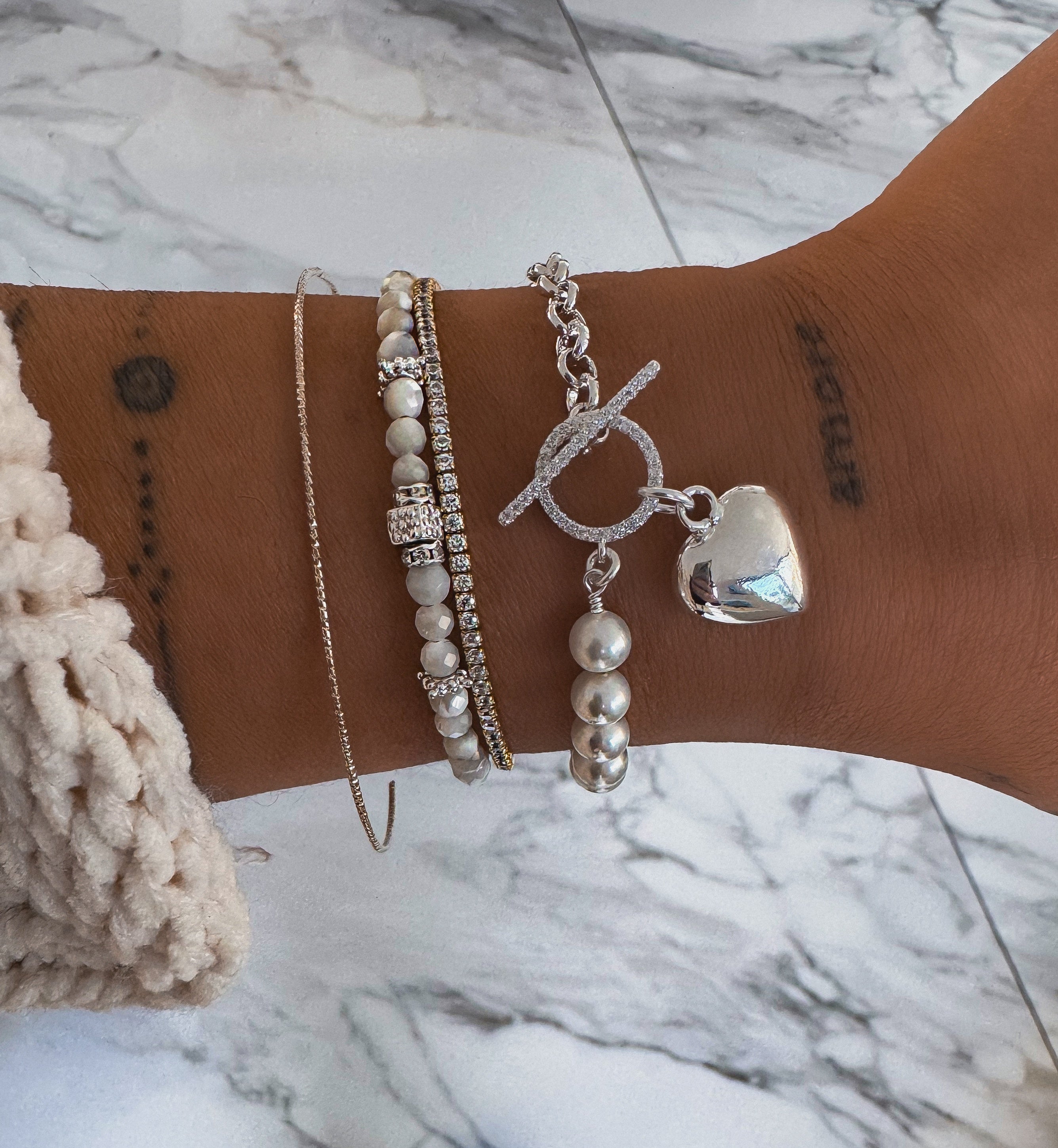 BRACELET "AMOR PEARL"