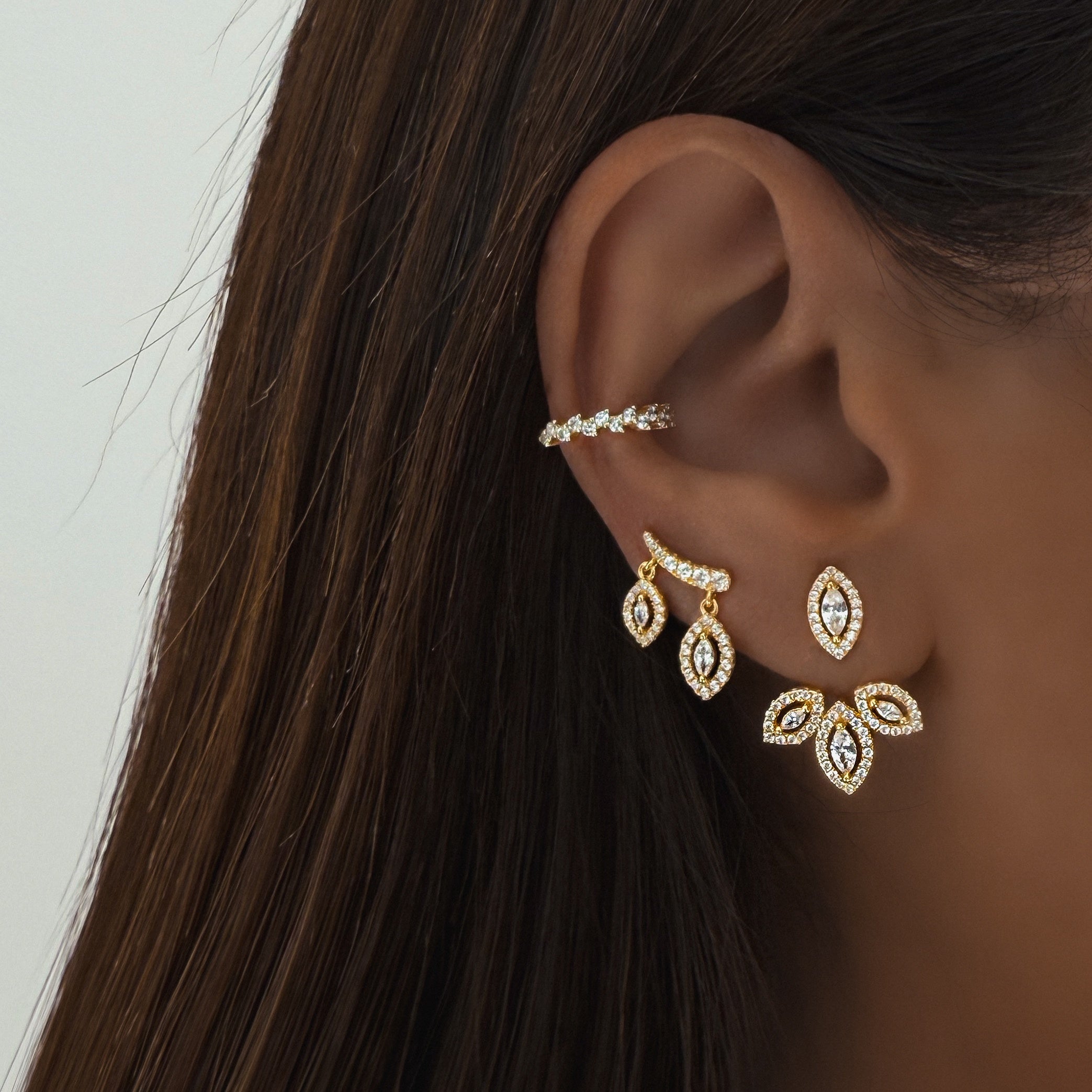 BOUCLE "MARQUISE BARRE"