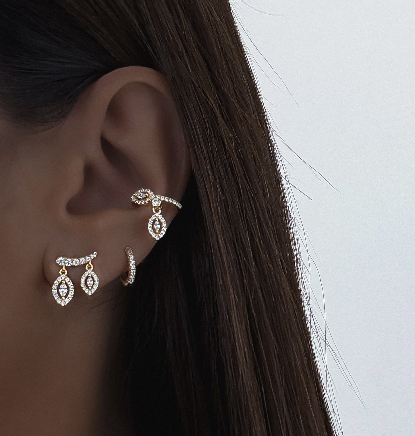 BOUCLE "MARQUISE BARRE"