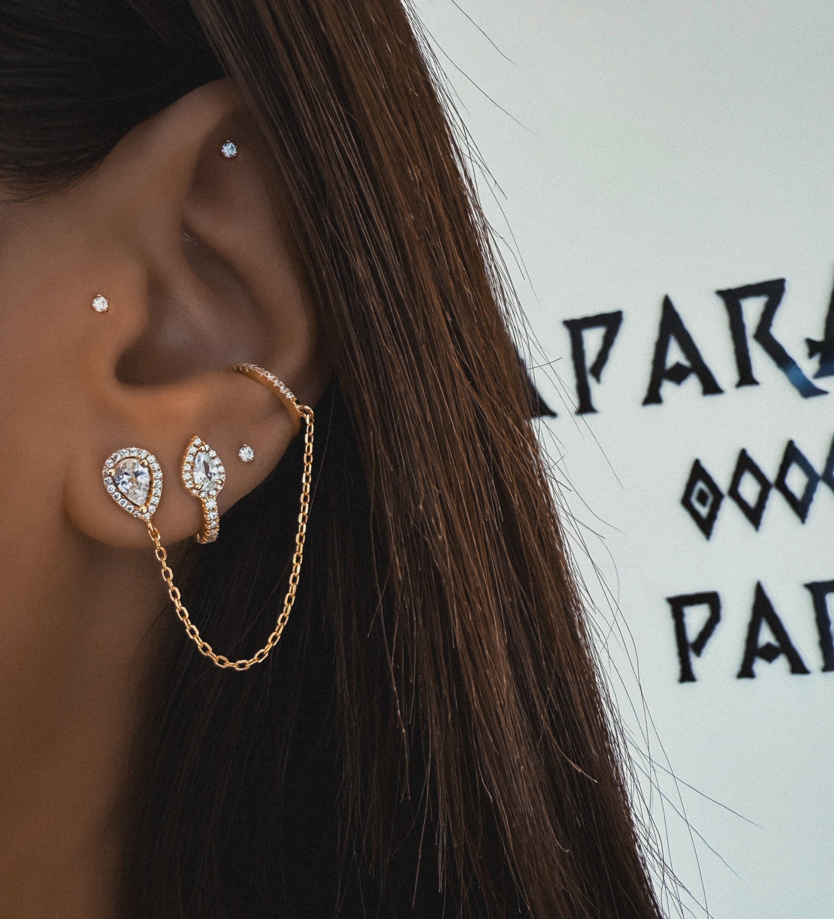 "JAIPUR CHAIN" EARRING