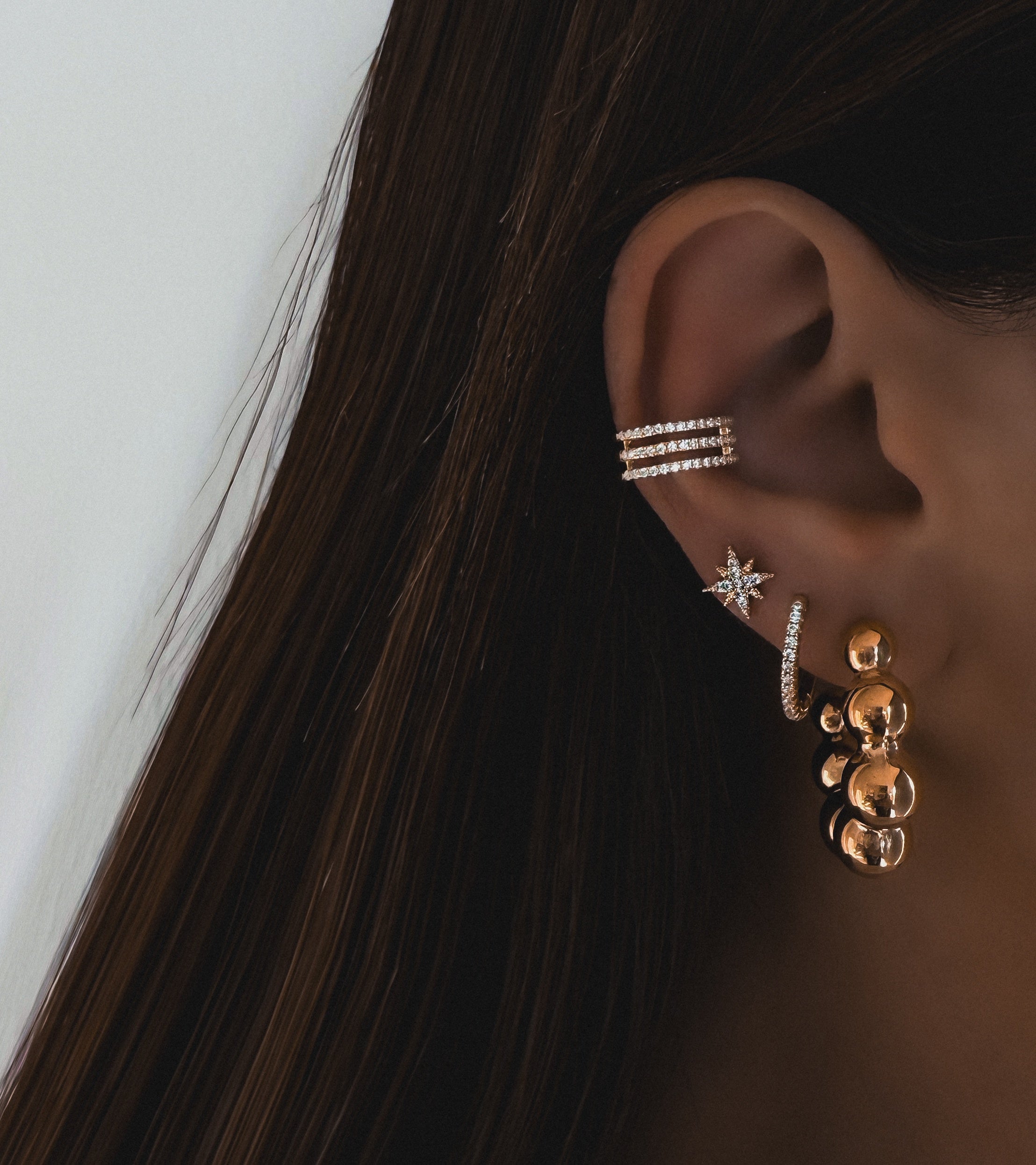 BOUCLES "CREOLES BUBBLE"