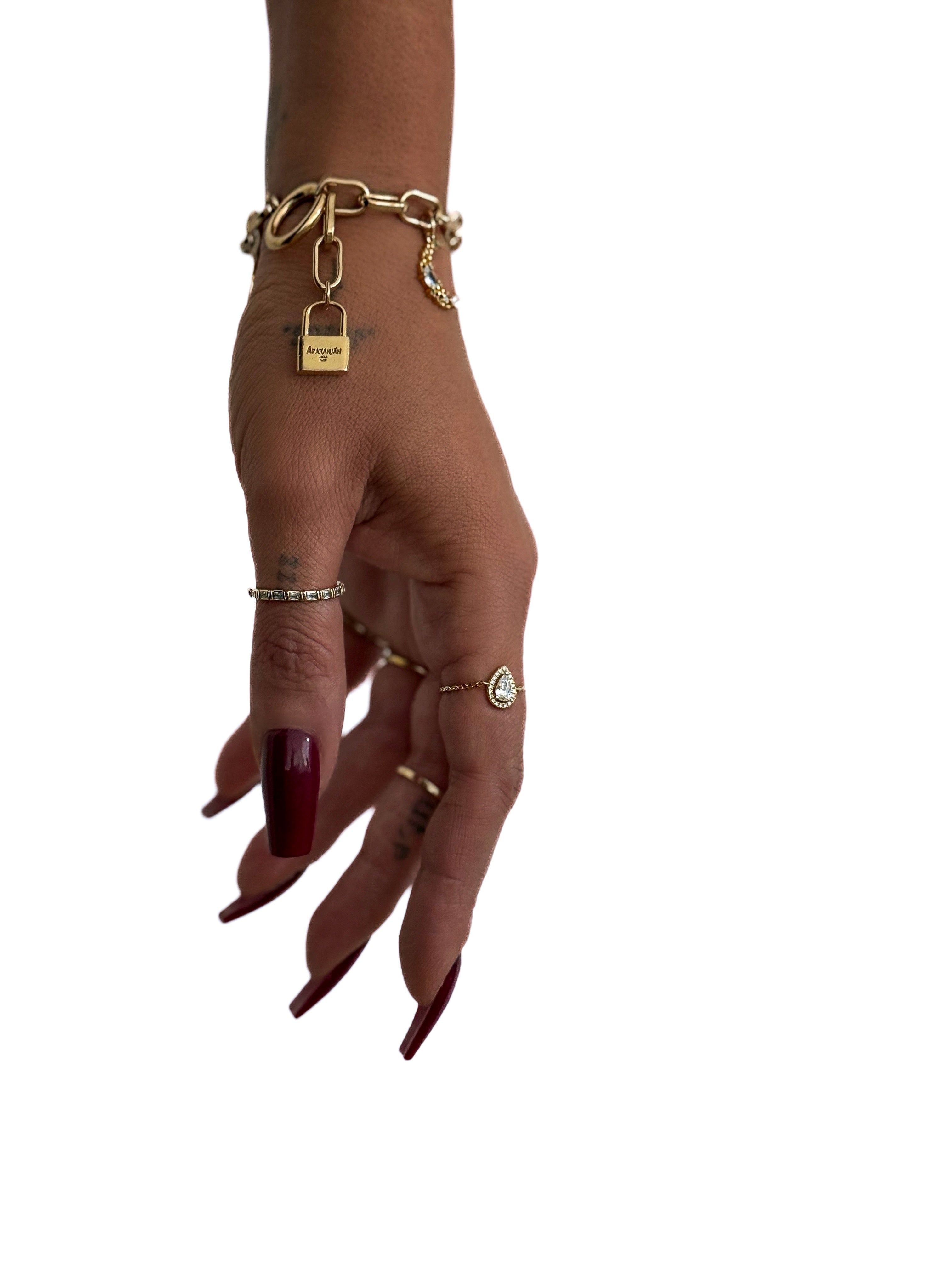 BRACELET "TRENDY OR" PERSONNALISABLE