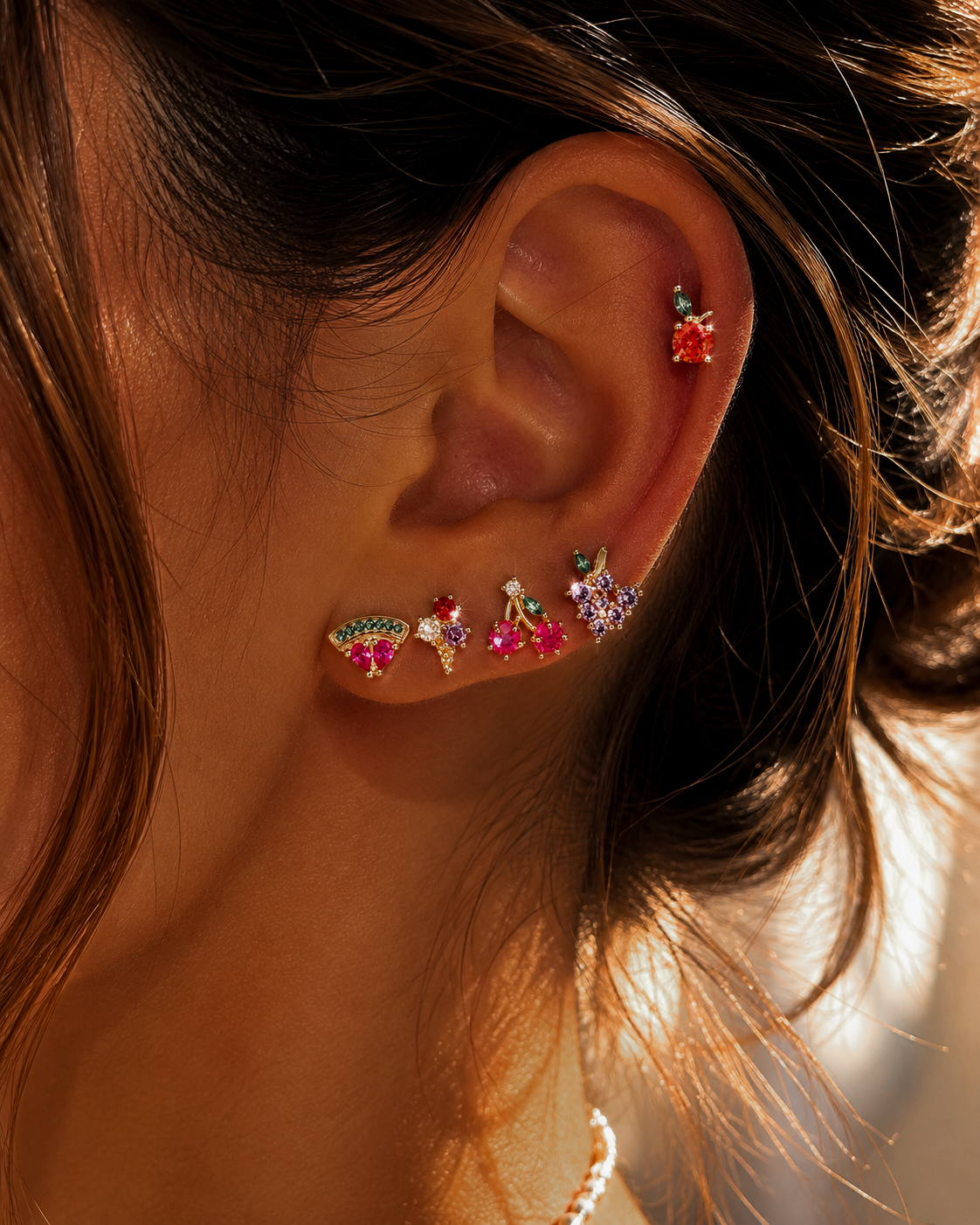 BOUCLES "SET TUTTI FRUTTI"