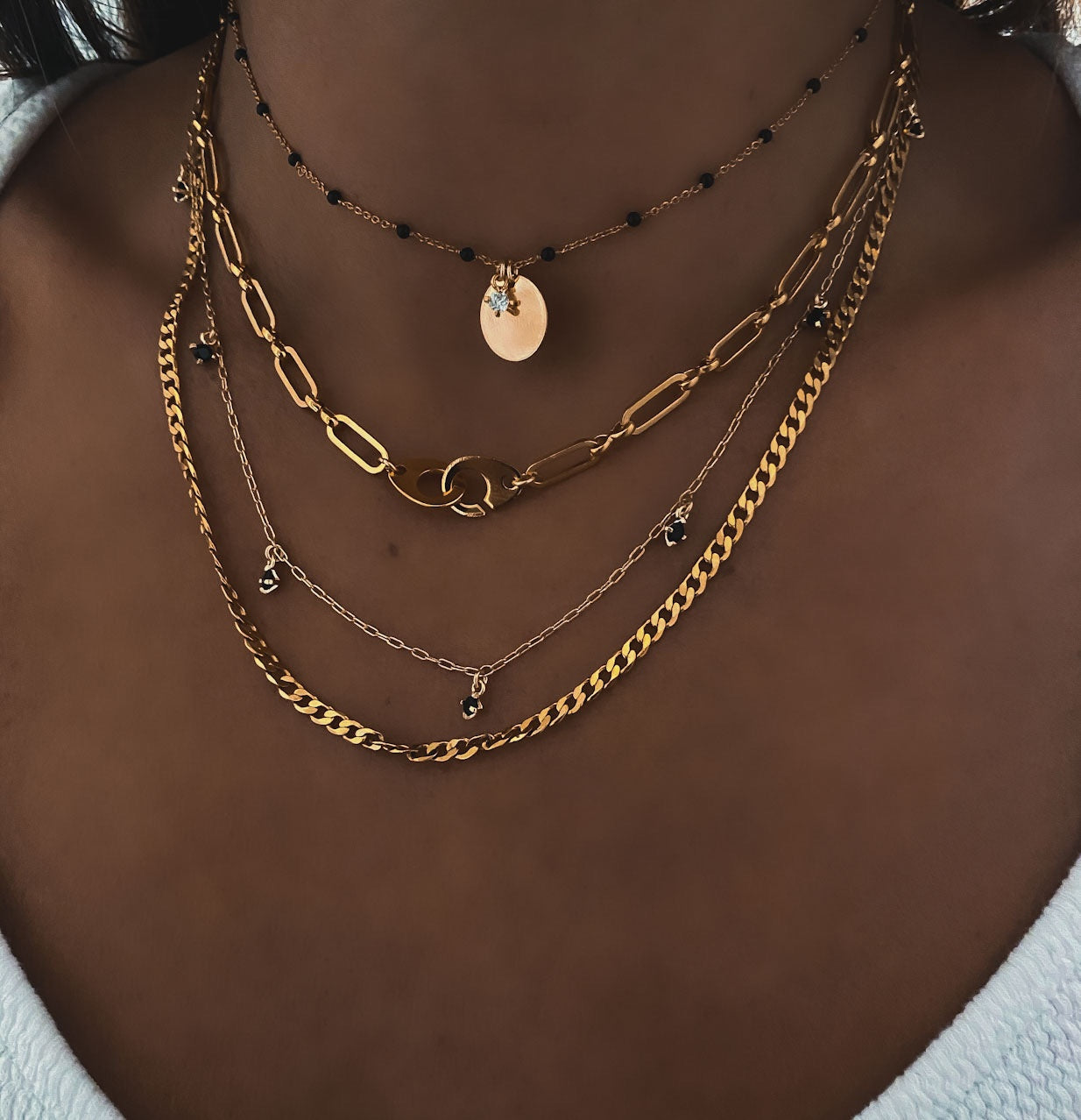 "MADRID BLACK" NECKLACE