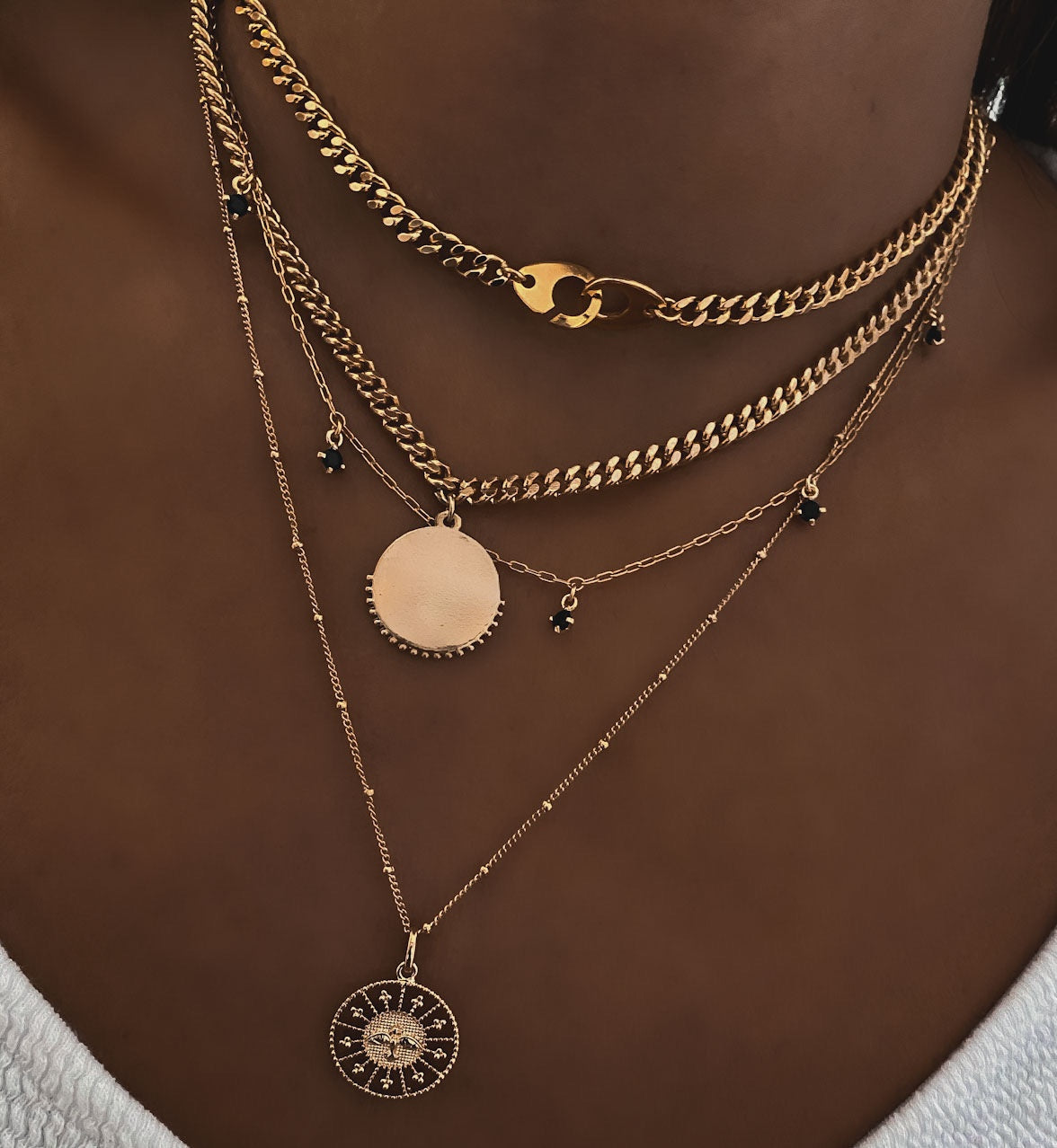 COLLIER "MADRID BLACK"