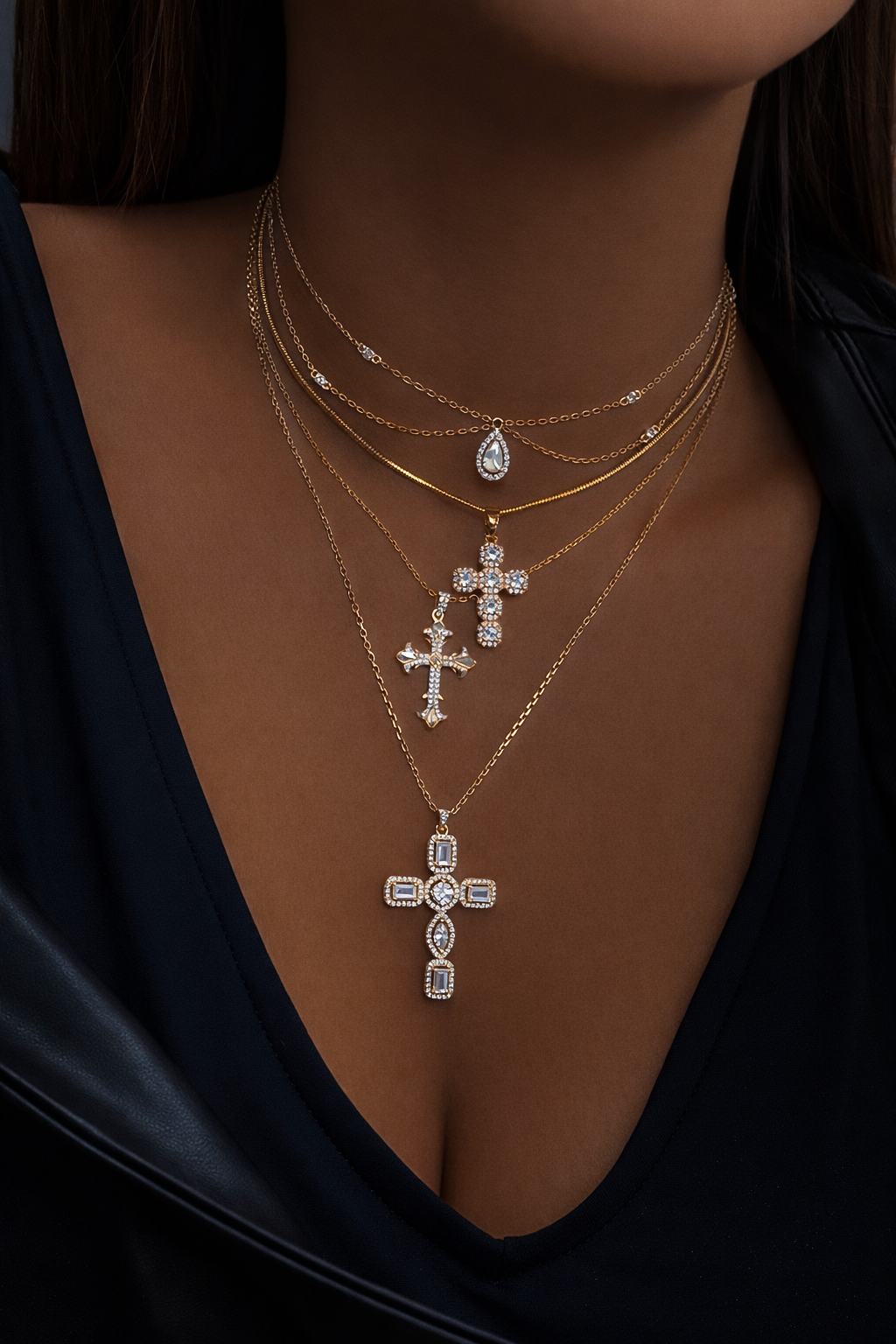 "SAINTE CROSS" NECKLACE