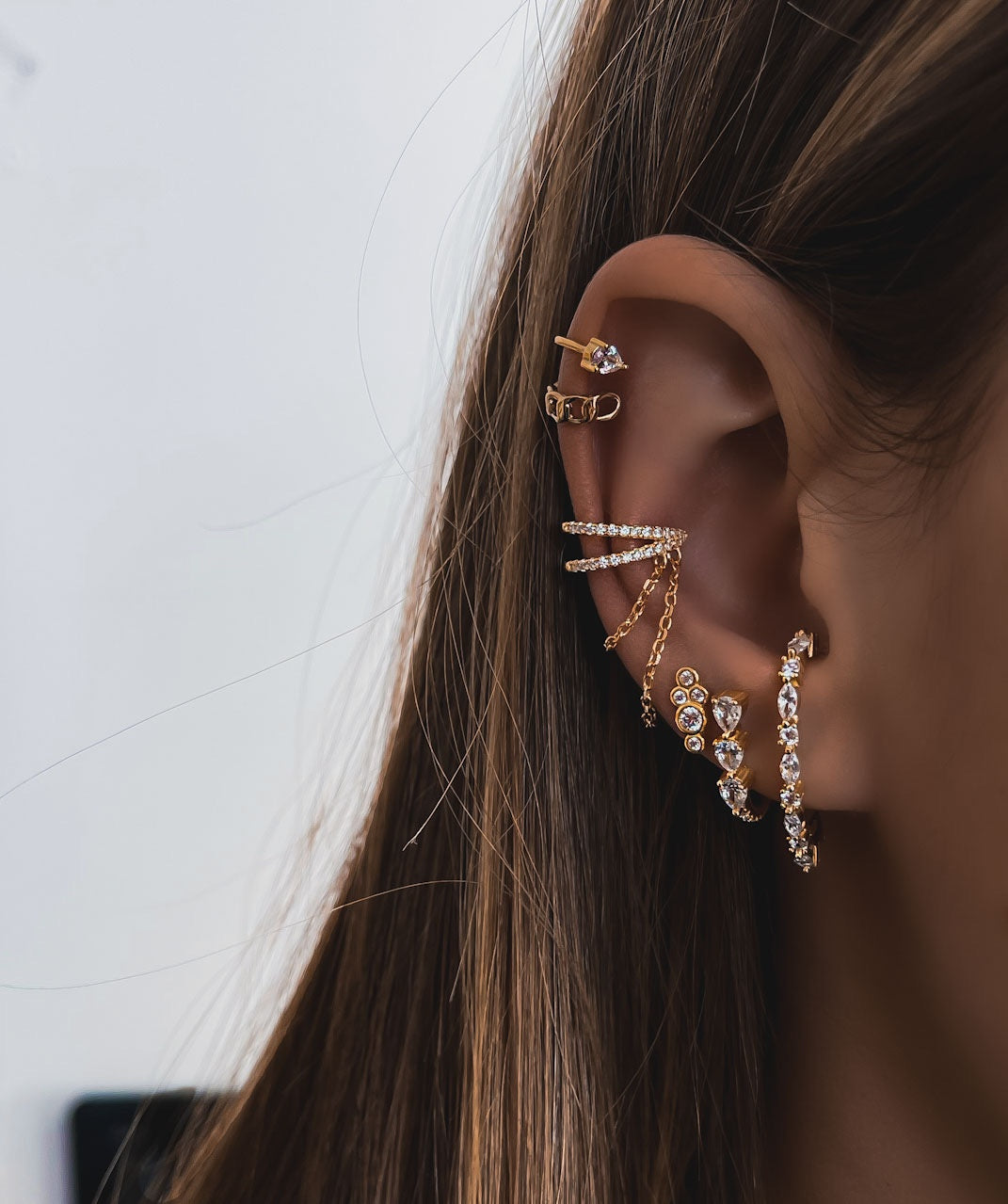 "HARLEM DOUBLE" EARCUFF