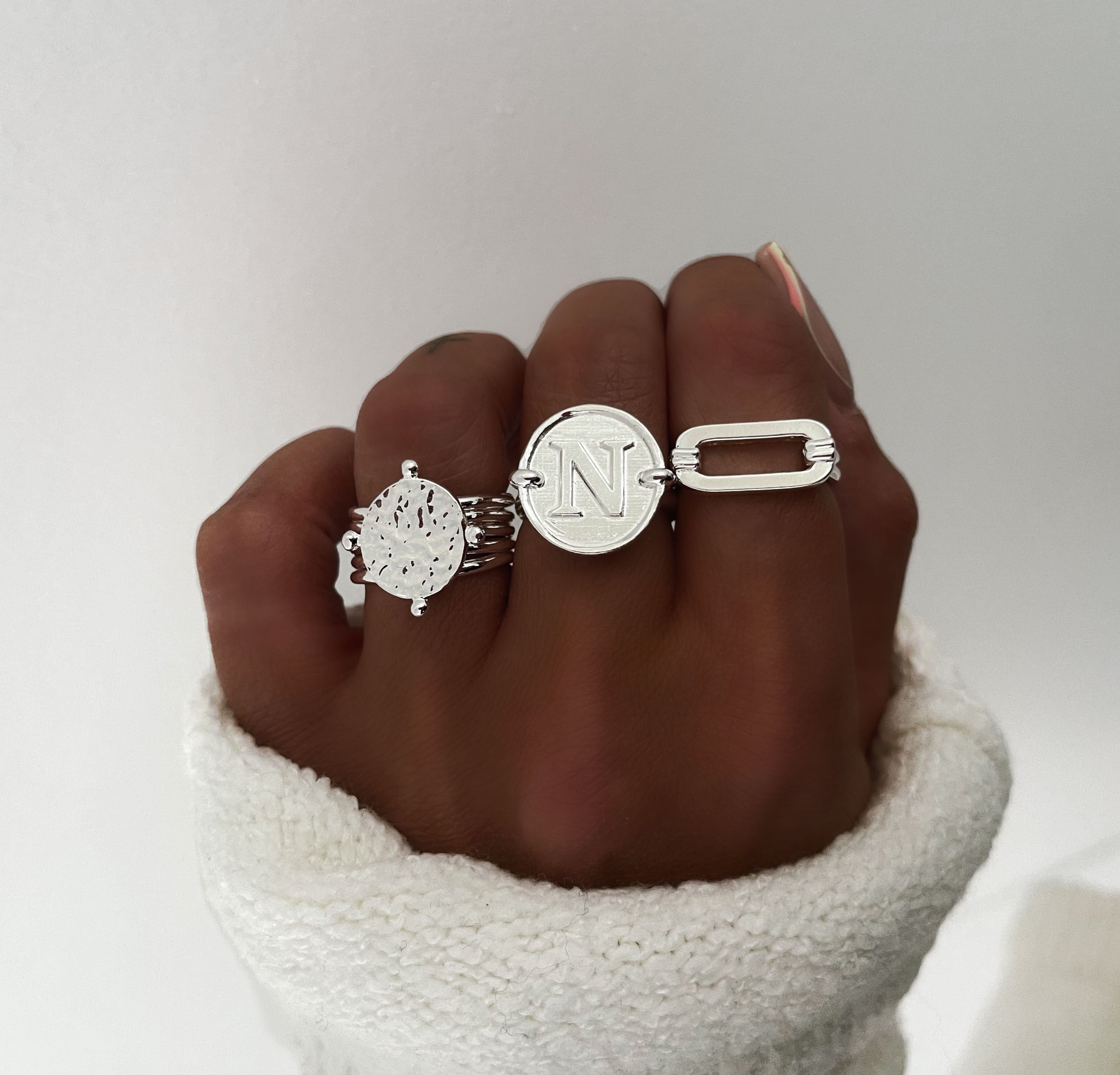 BAGUE "GAMMA ARGENT"