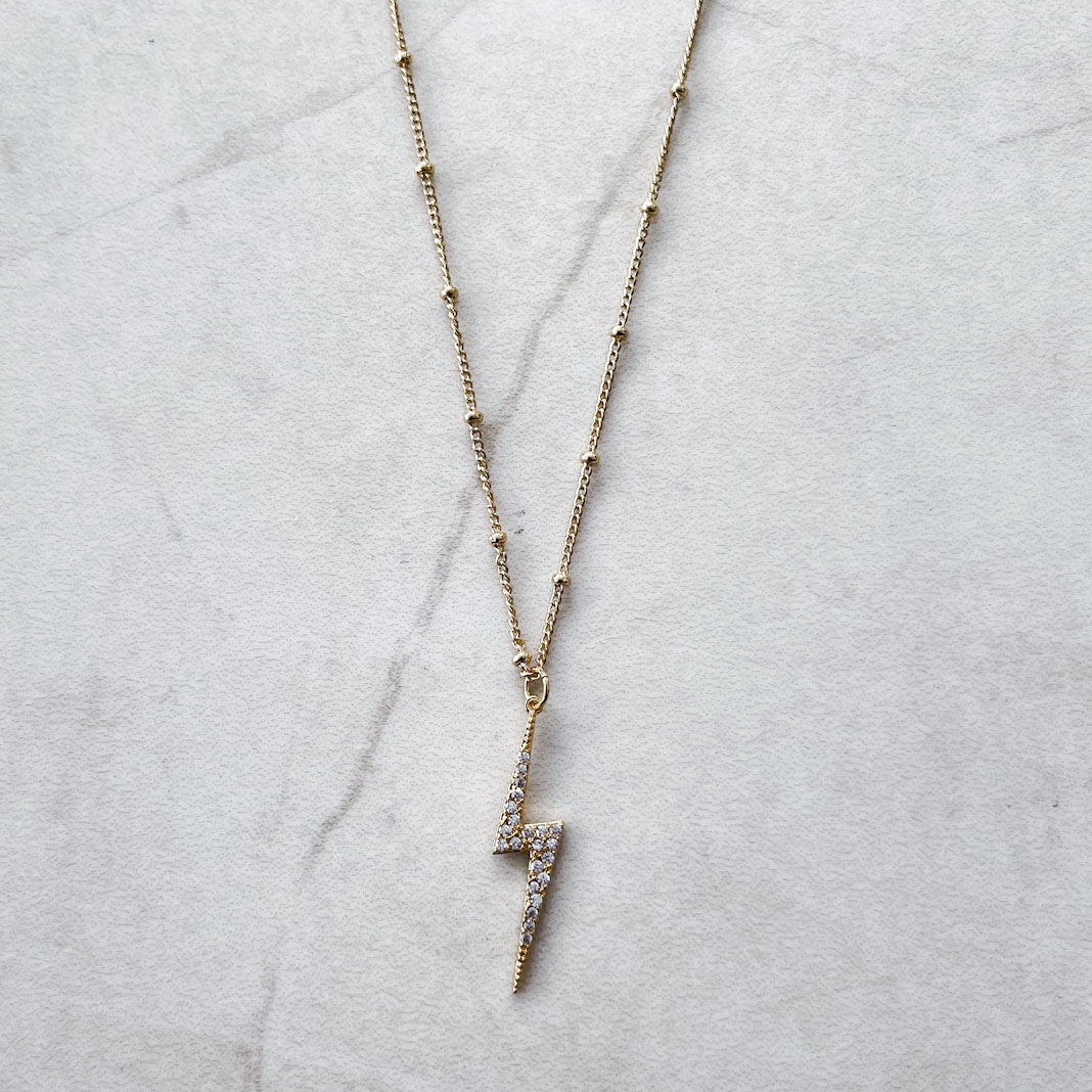 COLLIER "FLASH ZIRCON"