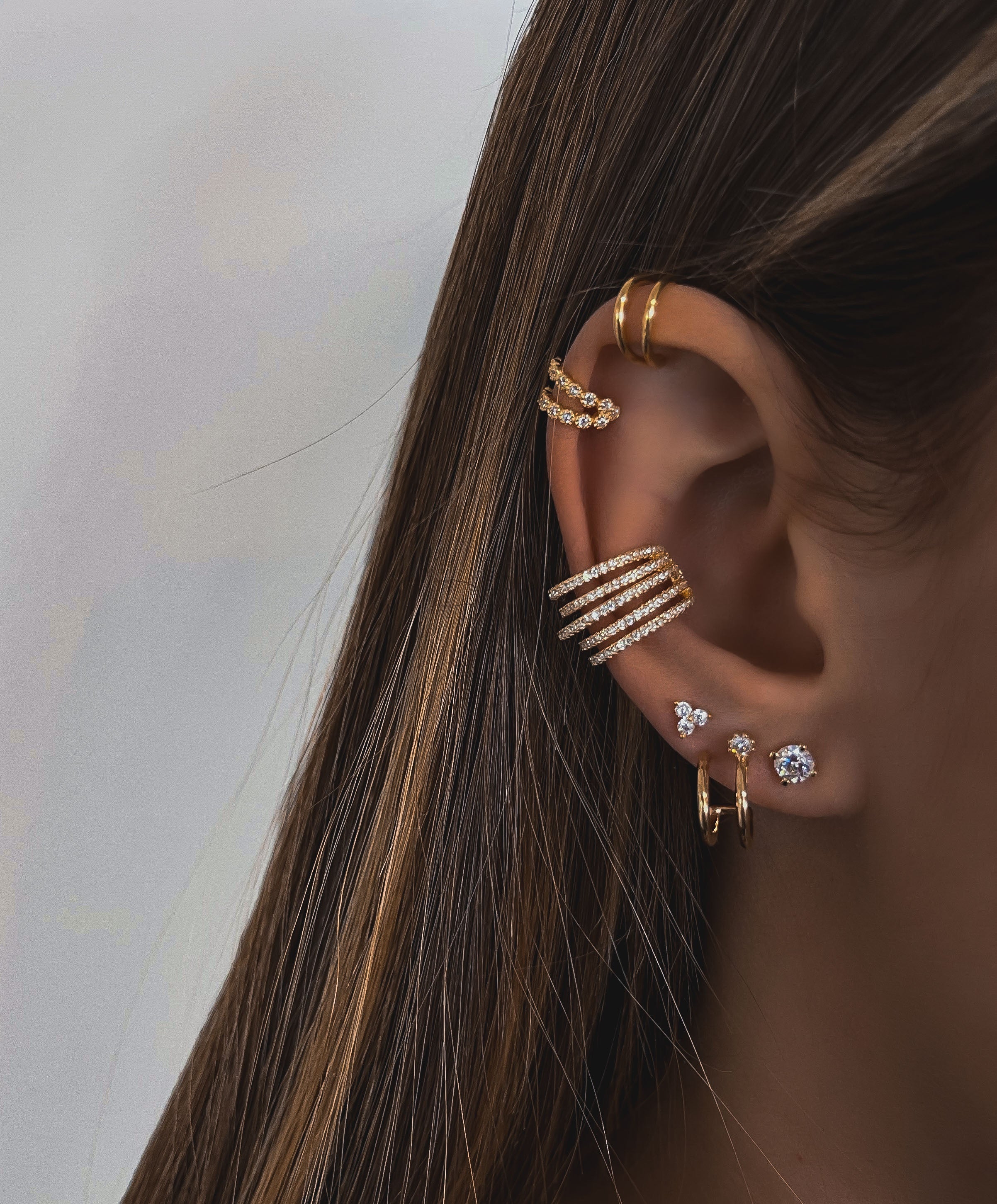 "BASIC DOUBLE" EARRING