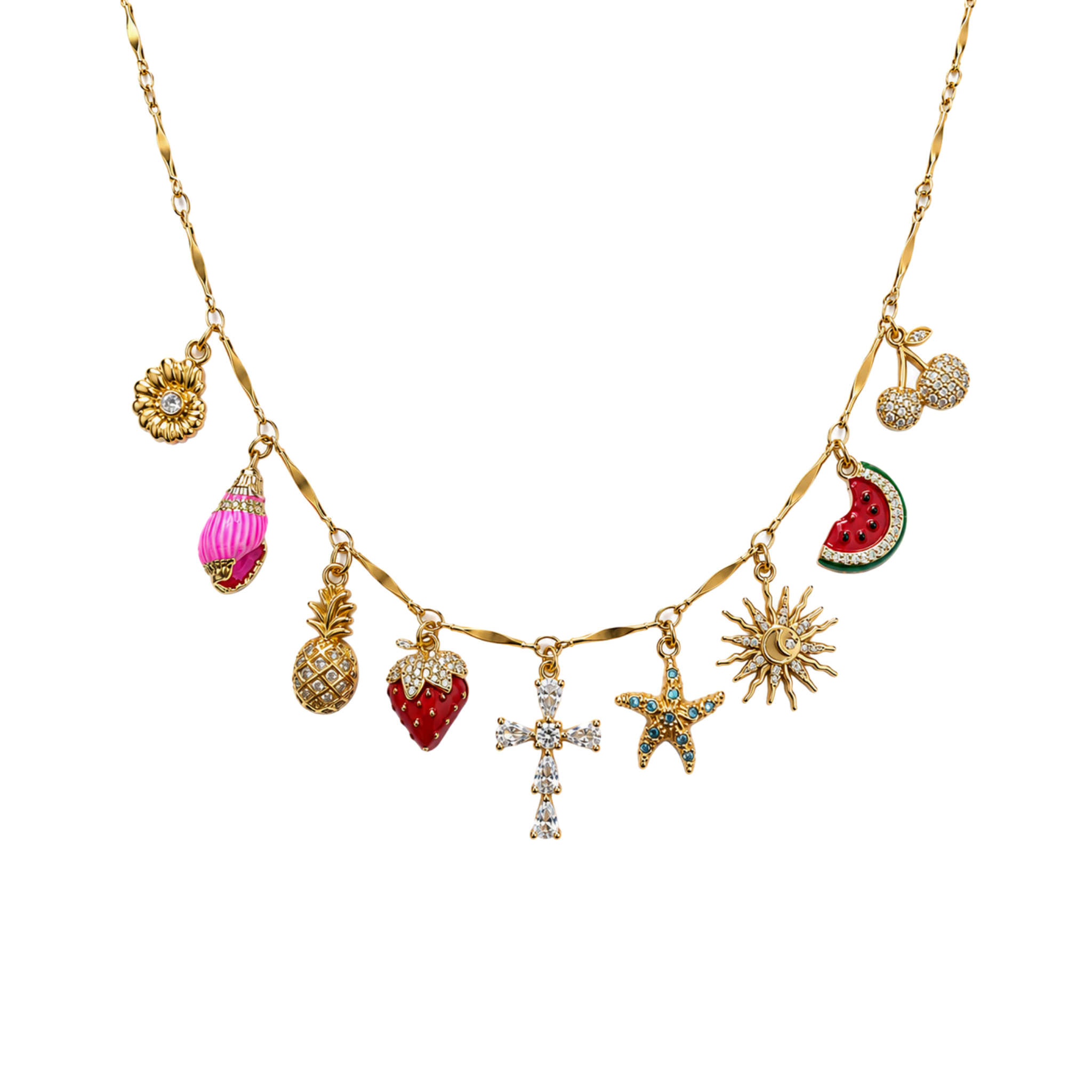 COLLIER "GLOW GOLD" PERSONNALISABLE