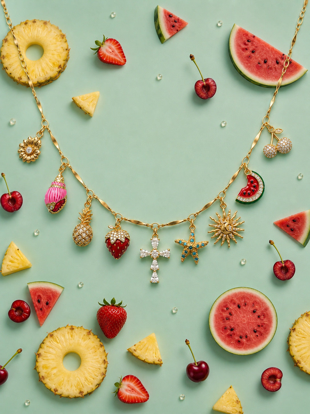 COLLIER "GLOW GOLD" PERSONNALISABLE