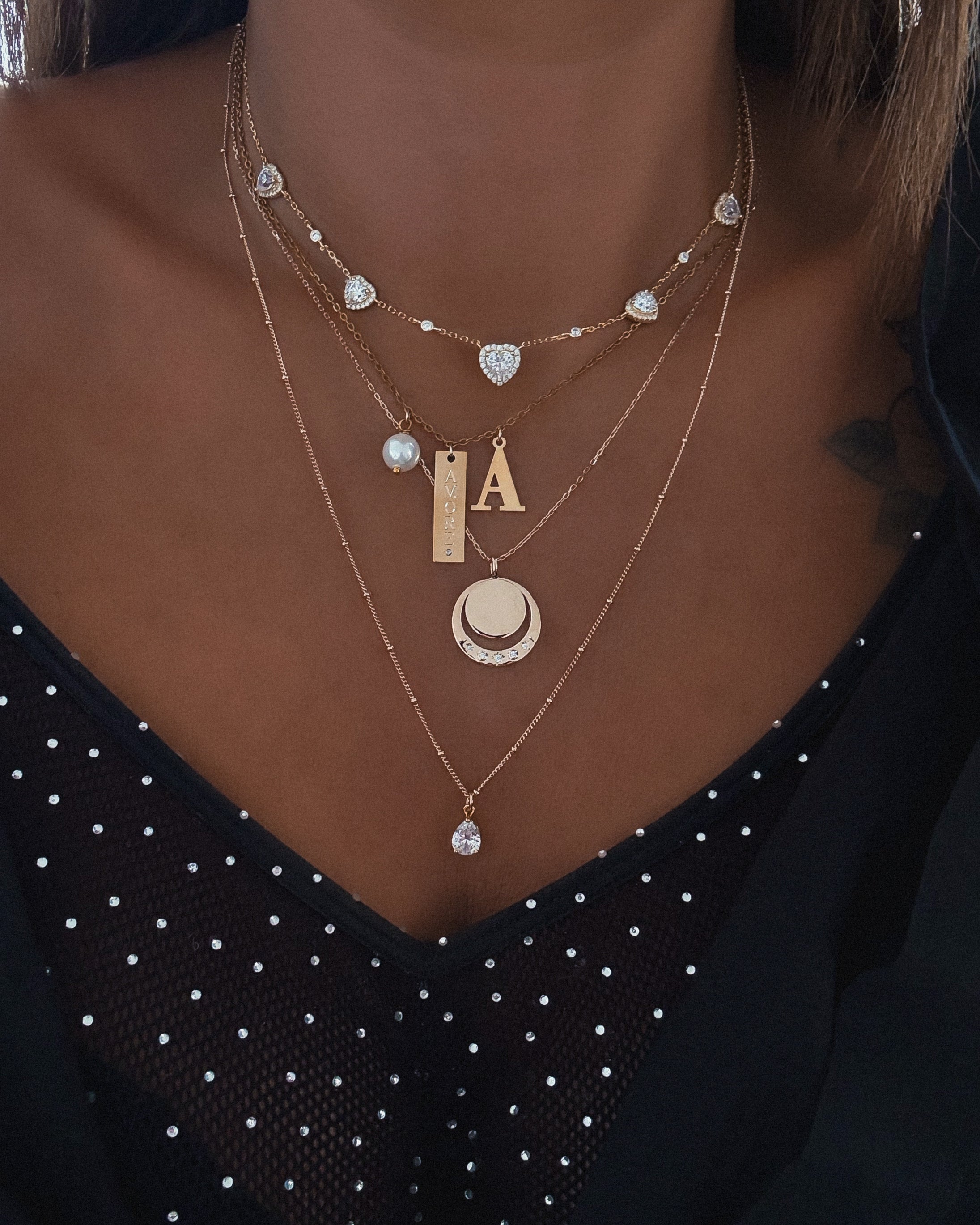 "CHIARA" ENGRAVING NECKLACE