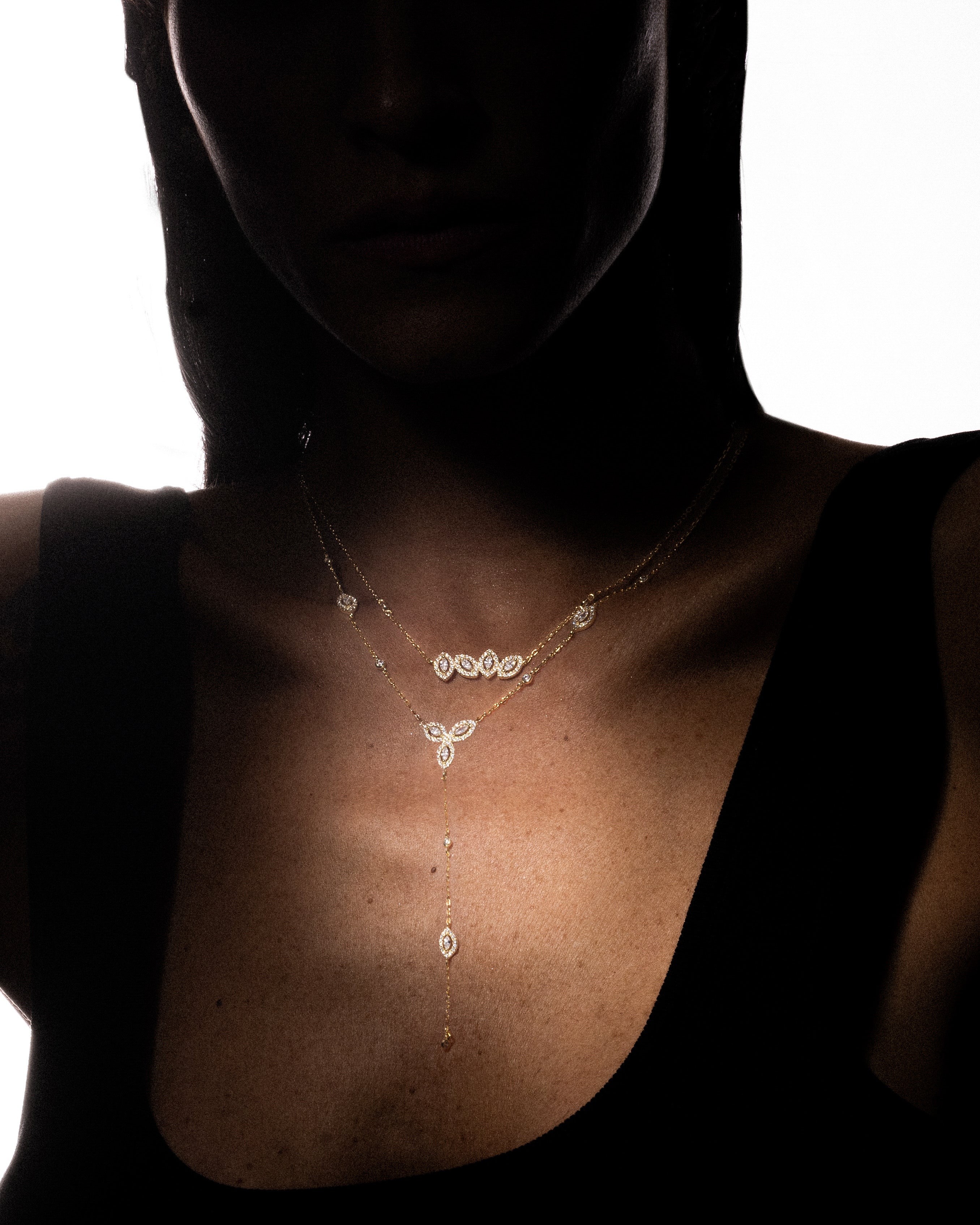 "TIE MARQUISE" NECKLACE