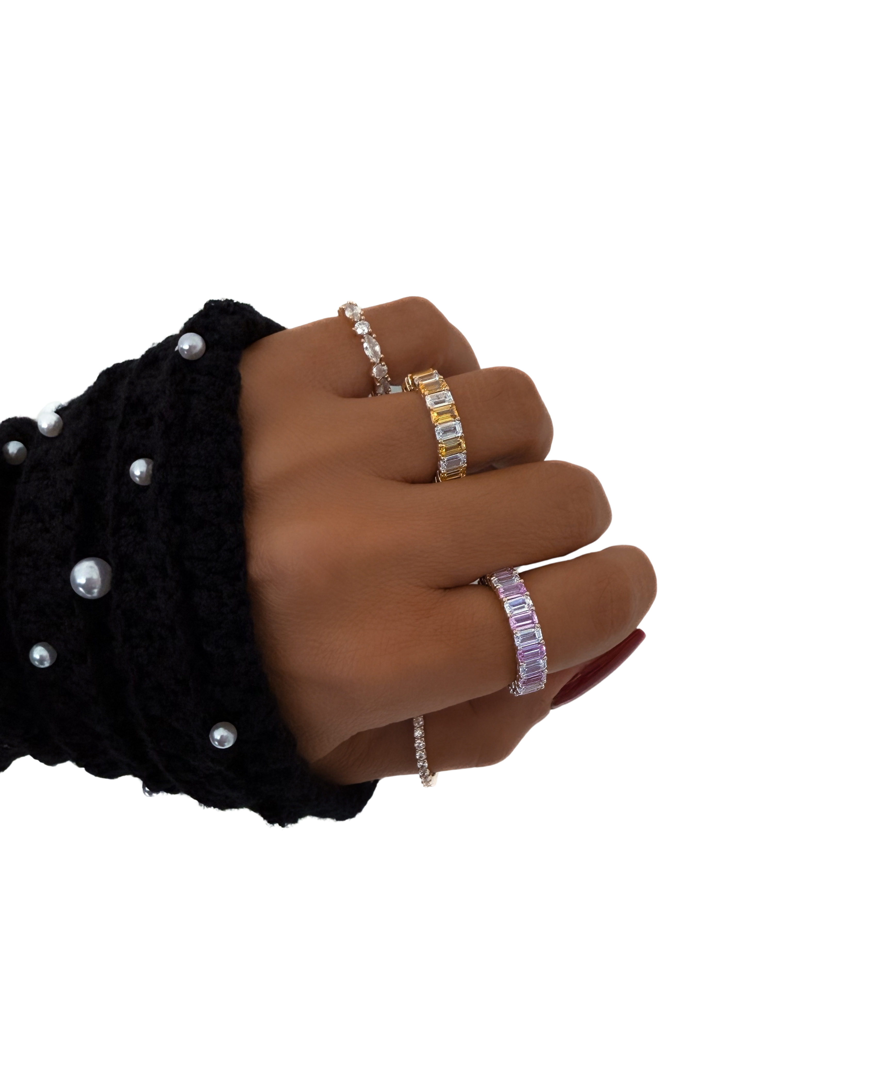 BAGUE "PRINCESS CHAMPAGNE"