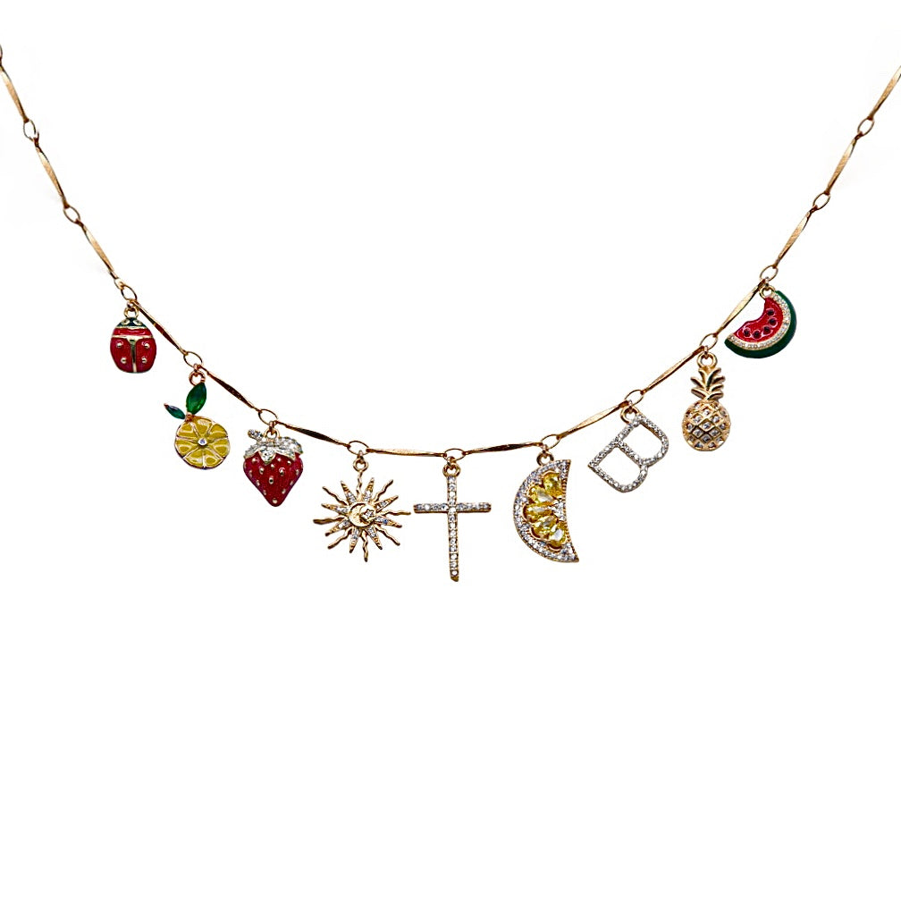 COLLIER "GLOW GOLD" PERSONNALISABLE