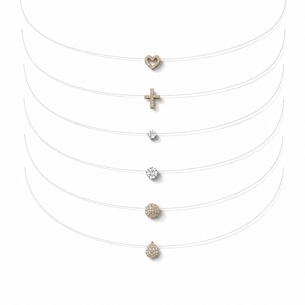 "GLAM" CHOKER NECKLACE