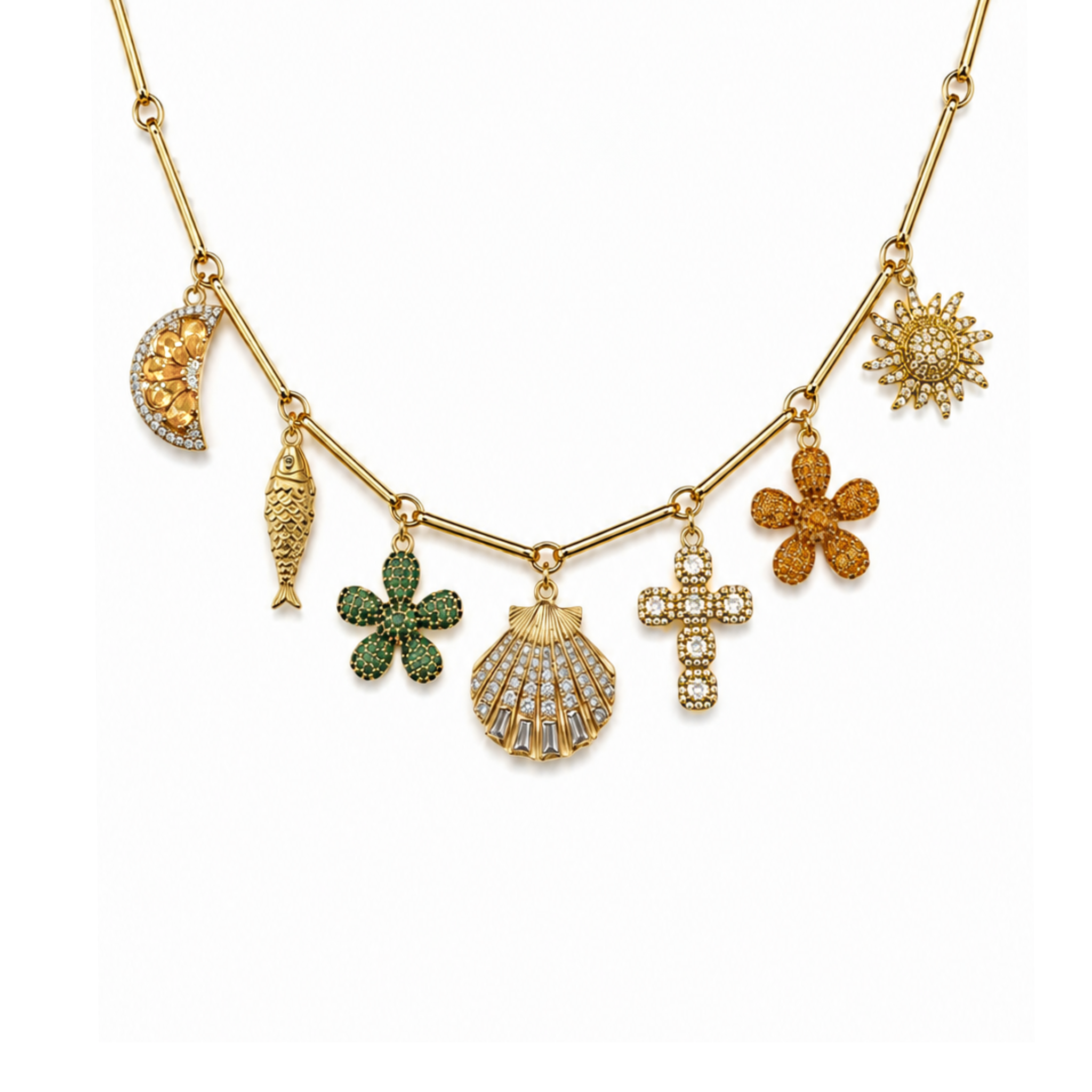 COLLIER "ICON PERSONNALISABLE" GOLD