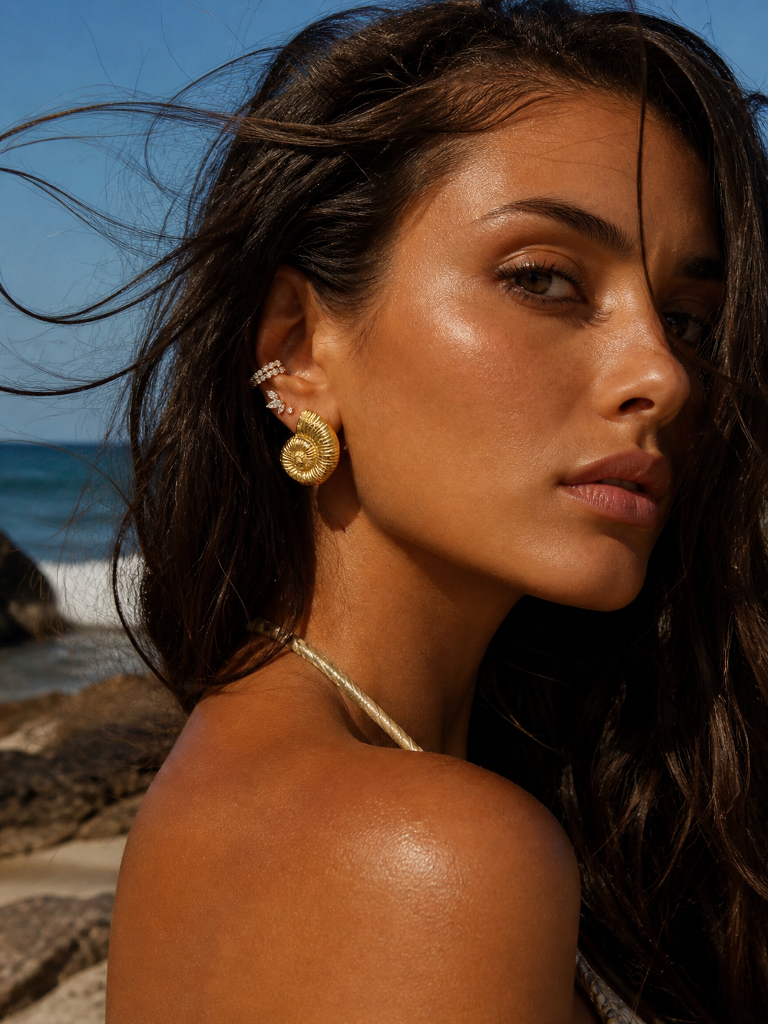 BOUCLES "HONEY SHELL"