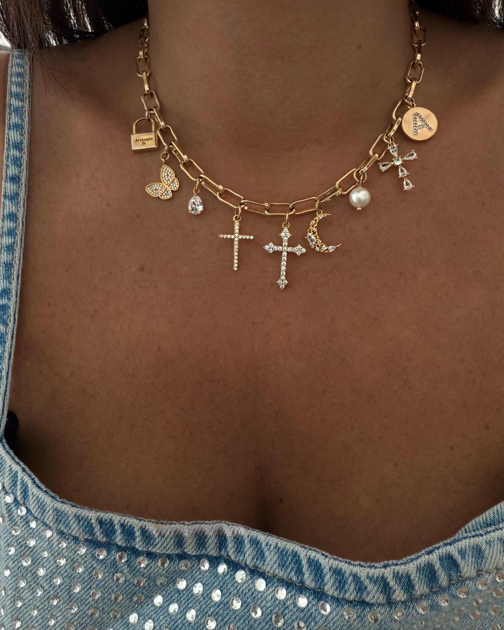 CUSTOMIZABLE "TRENDY GOLD" NECKLACE