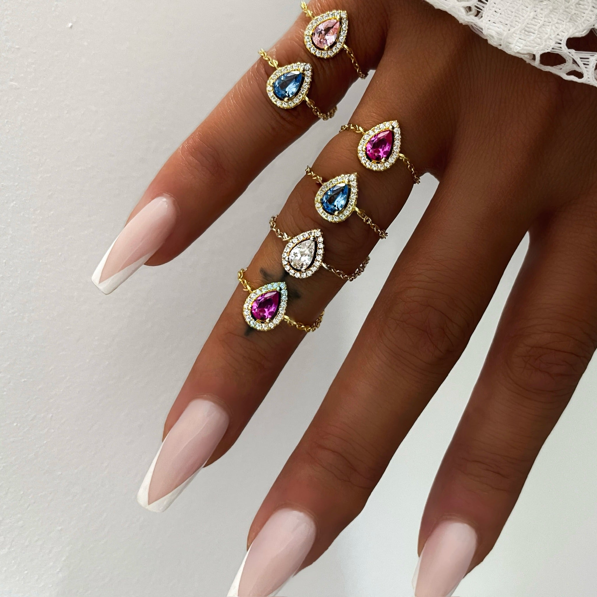 BAGUE "JAIPUR COLOR REGLABLE" OR