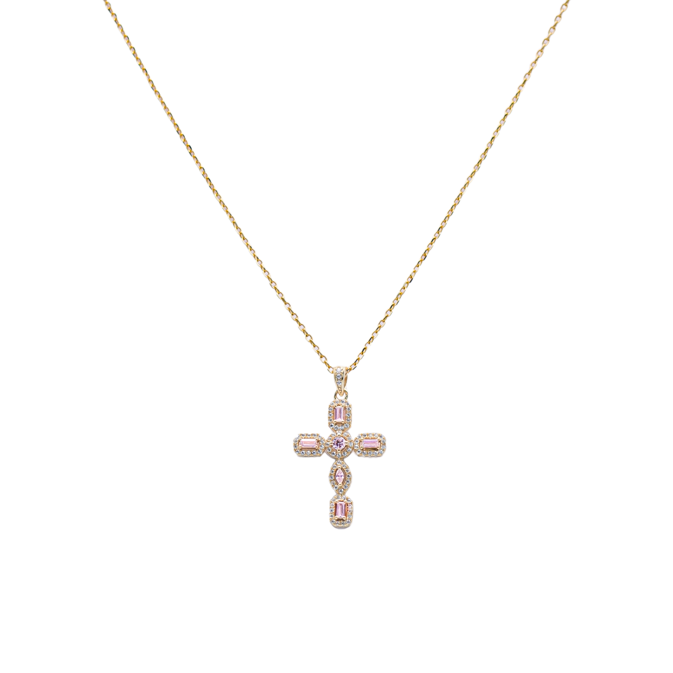 "MINI SAINTE CROSS" NECKLACE