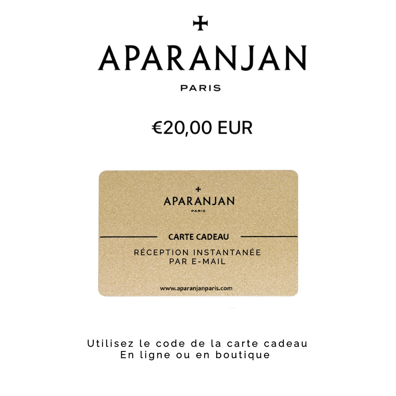 E-CARTE CADEAU APARANJÄN