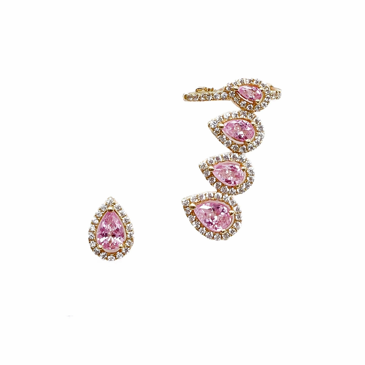 BOUCLES "JOA 4 PINK"