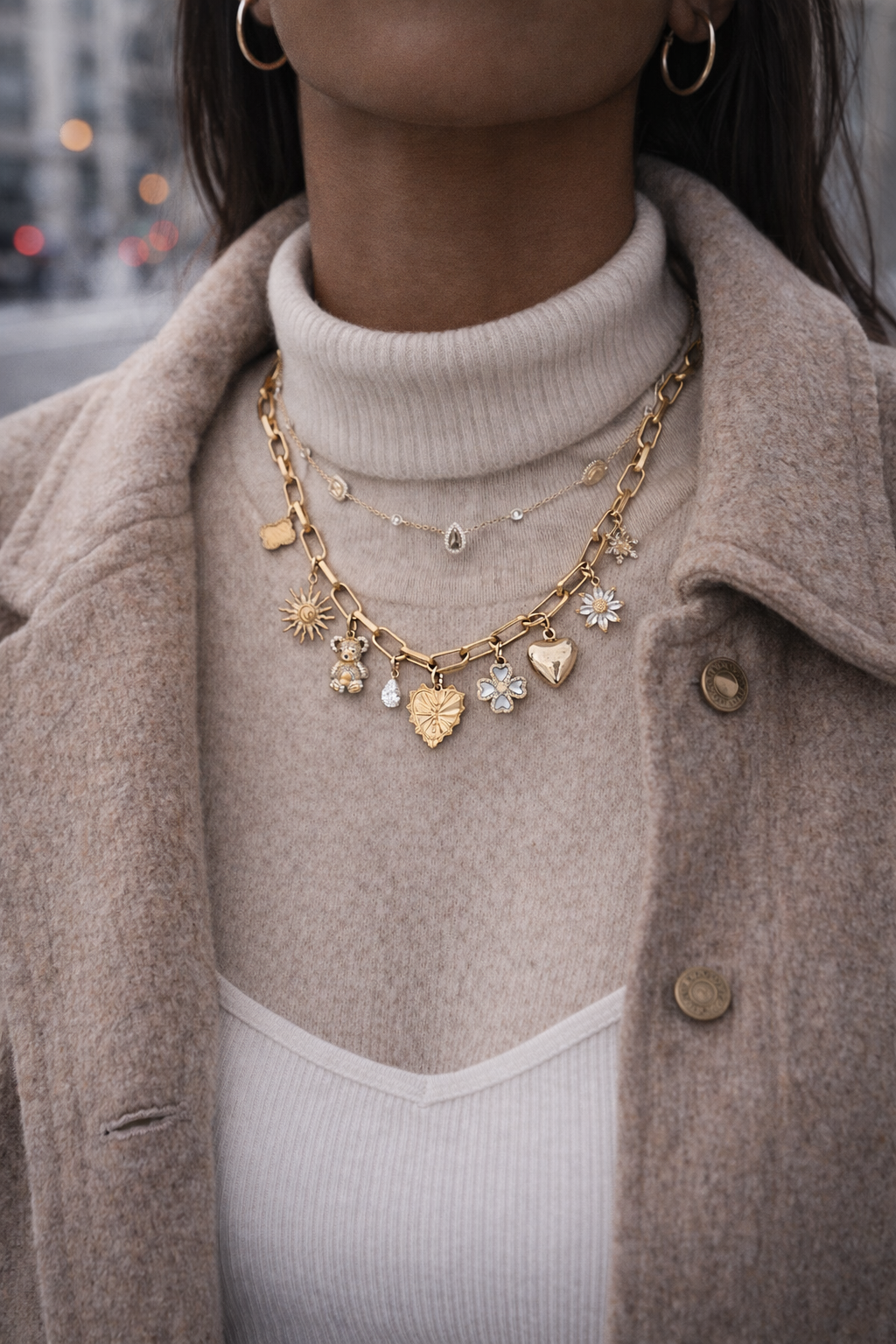 CUSTOMIZABLE "TRENDY GOLD" NECKLACE