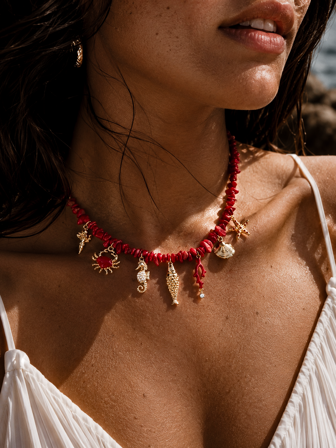 COLLIER "CRAB CABANA"