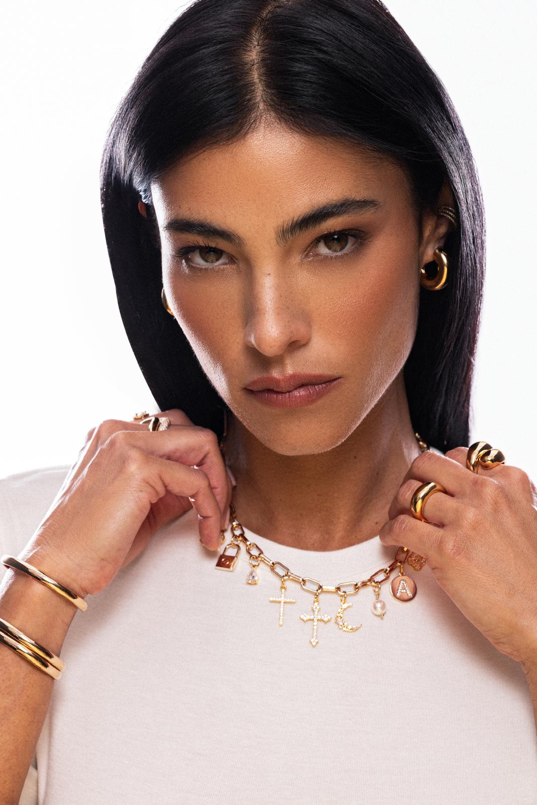 CUSTOMIZABLE "TRENDY GOLD" NECKLACE