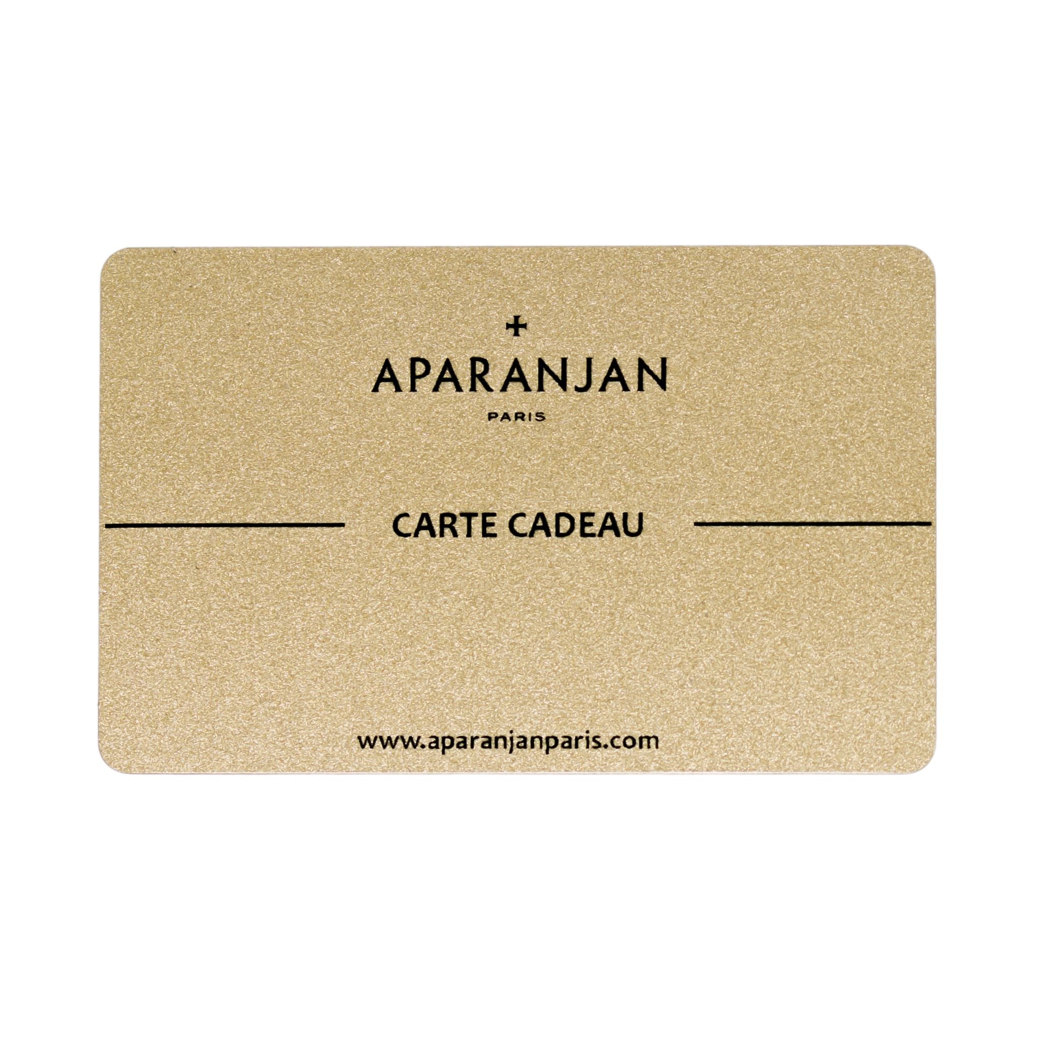 CARTE CADEAU PHYSIQUE APARANJÄN