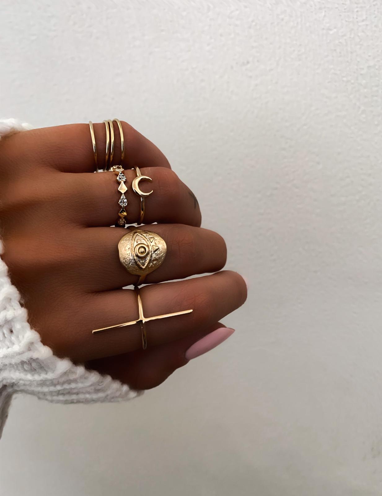 BAGUE "DAKOTA LISSE"