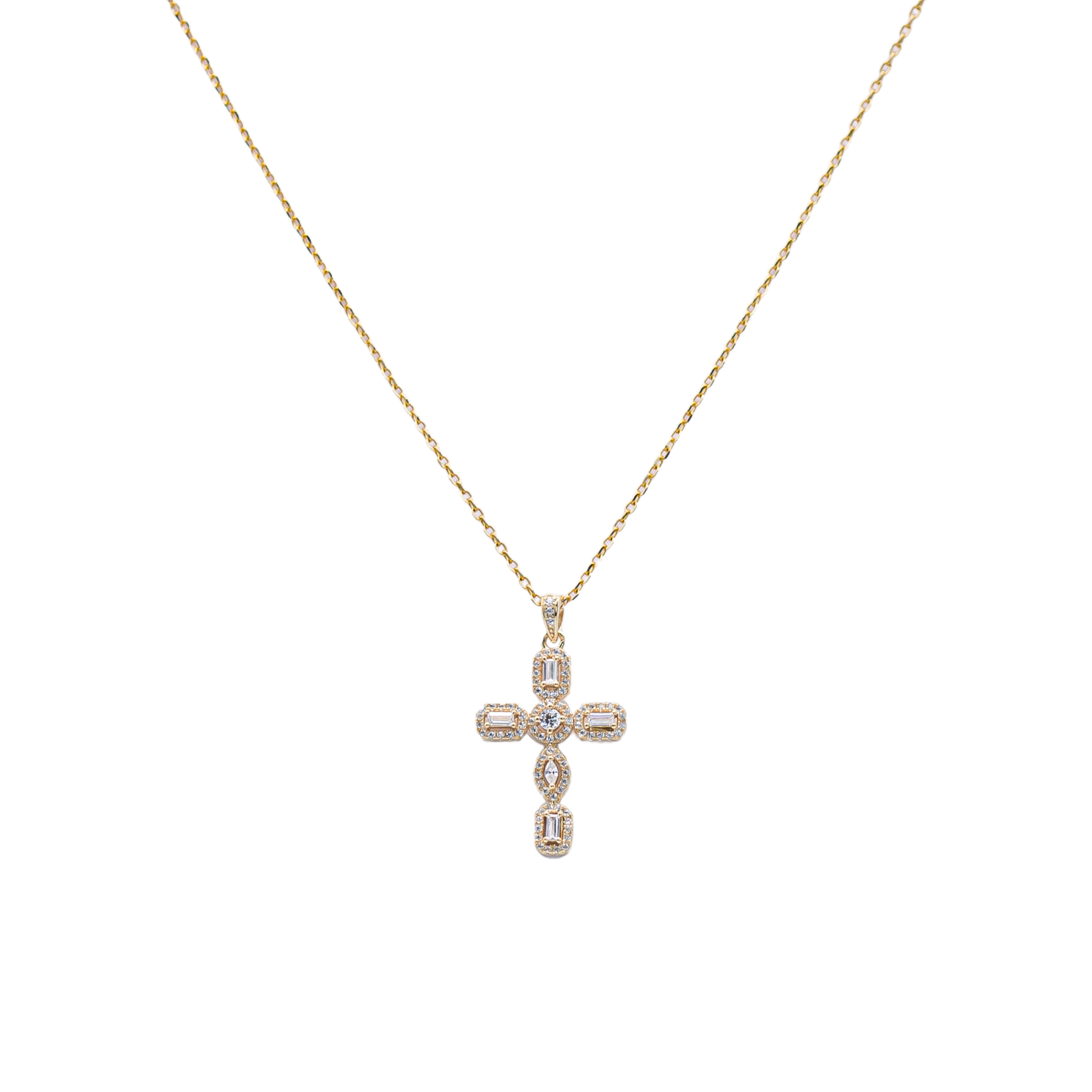 "MINI SAINTE CROSS" NECKLACE