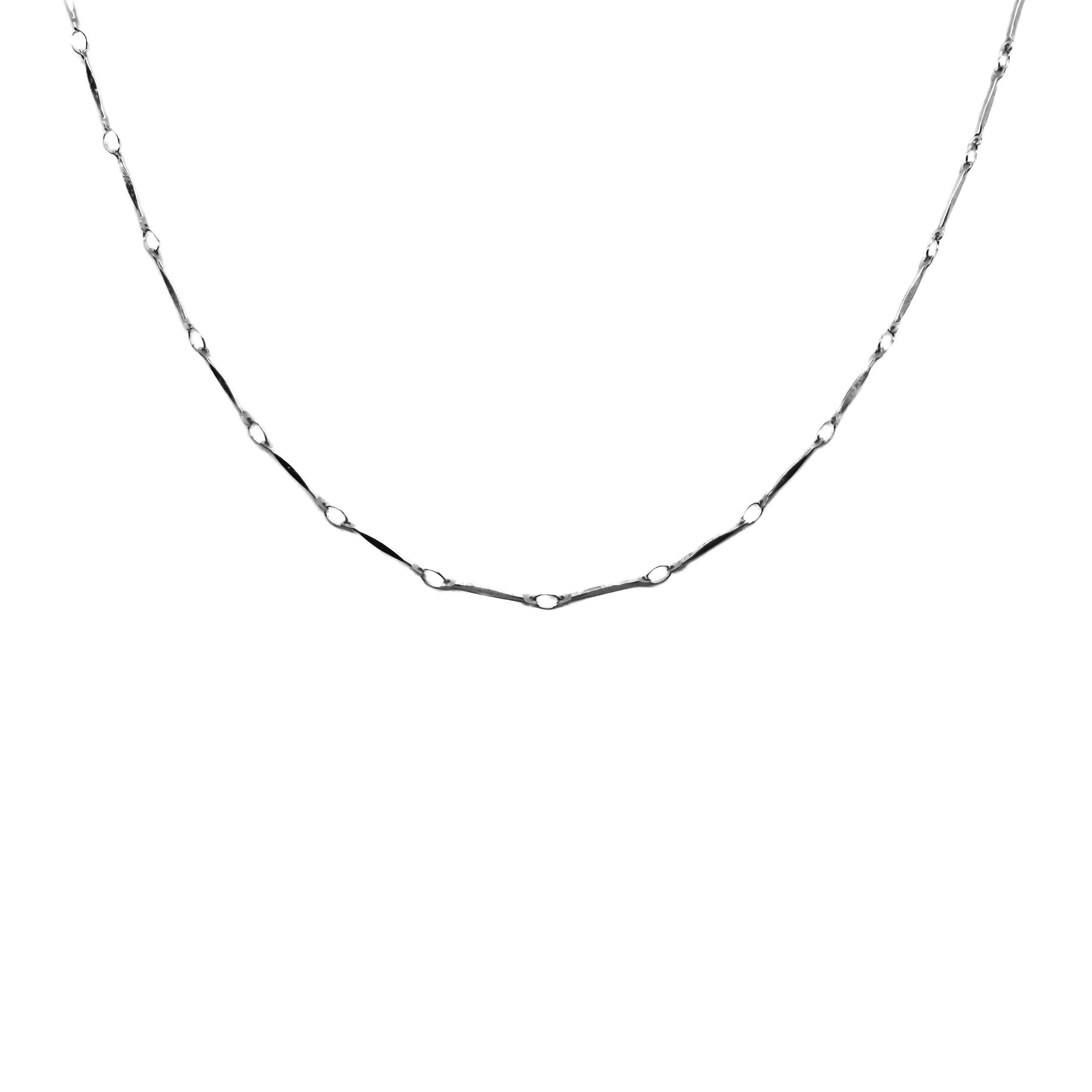 COLLIER "GLOW SILVER" PERSONNALISABLE